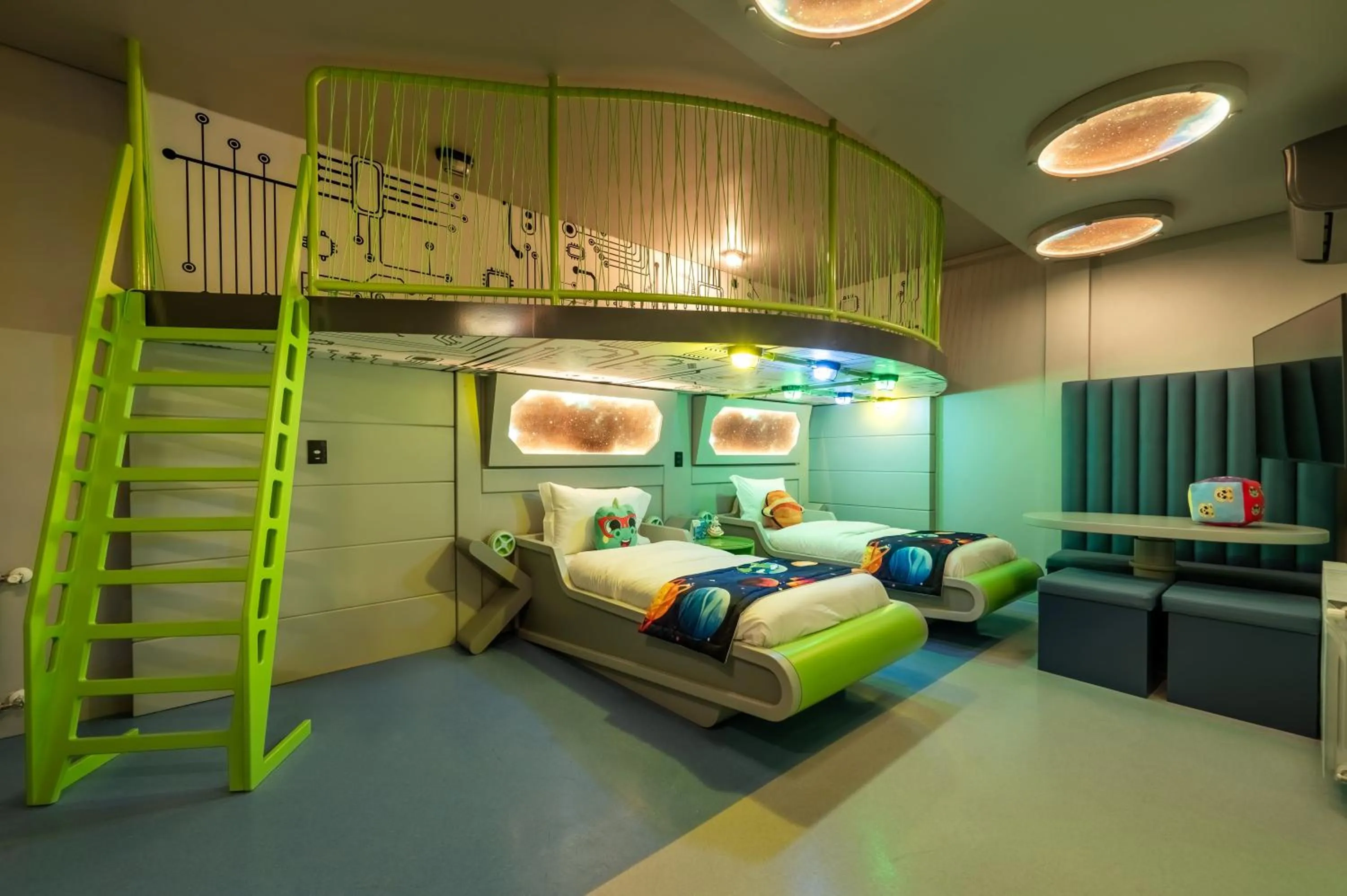 Bed in Mundo Criamigos Hotel Gramado