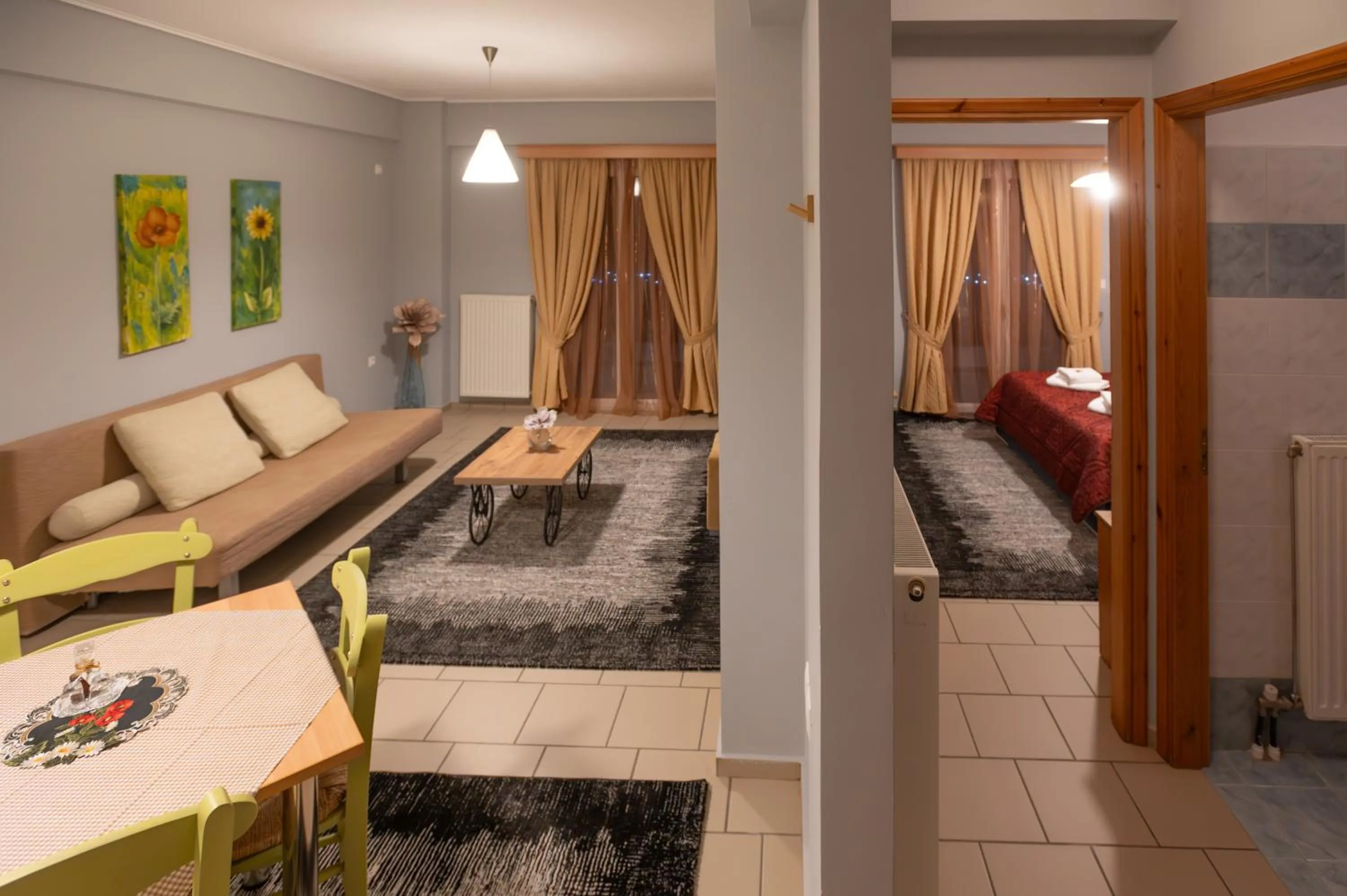 Bed in Xenonas Drimos