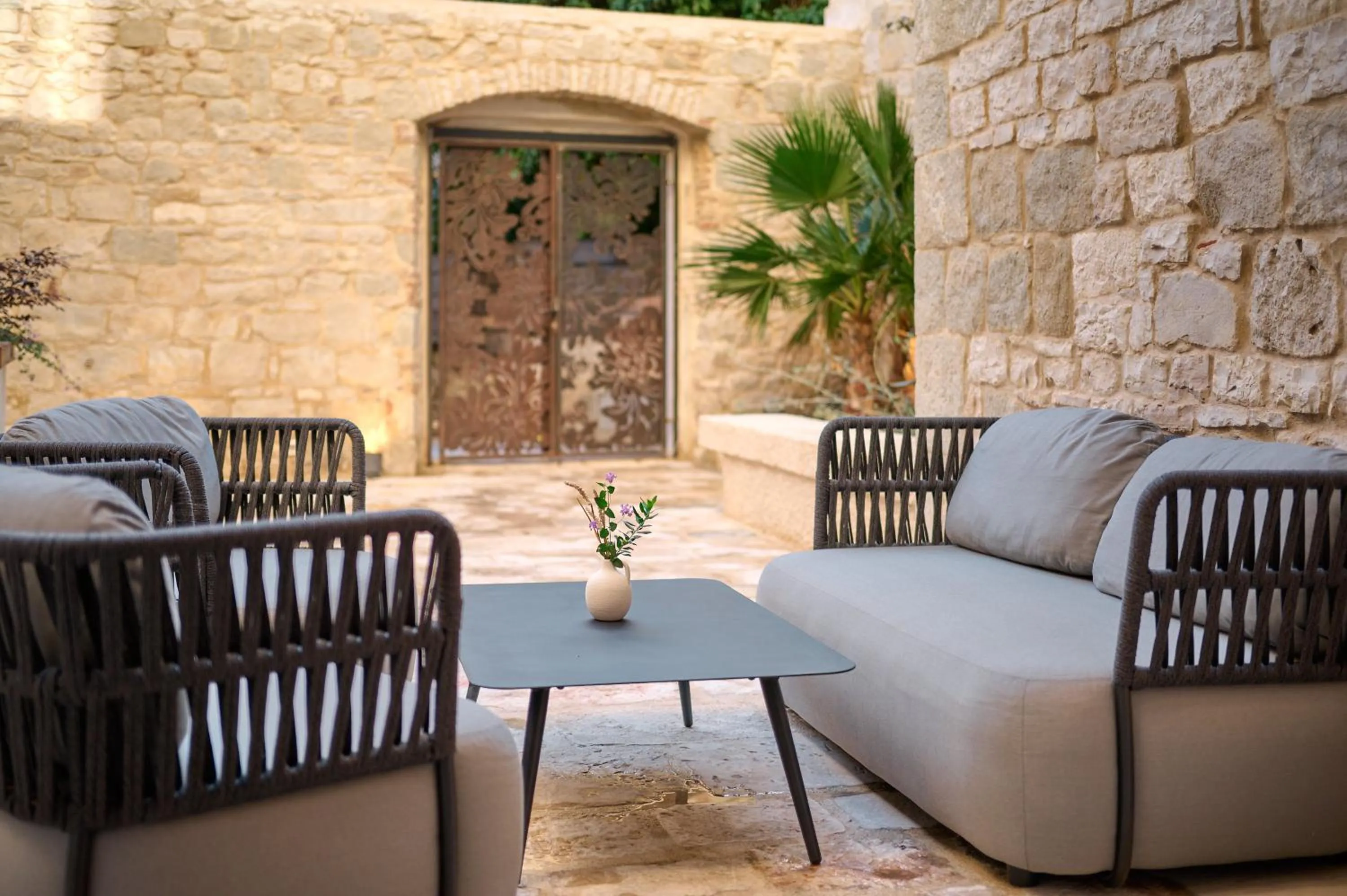 Patio in Central Heritage Hotel