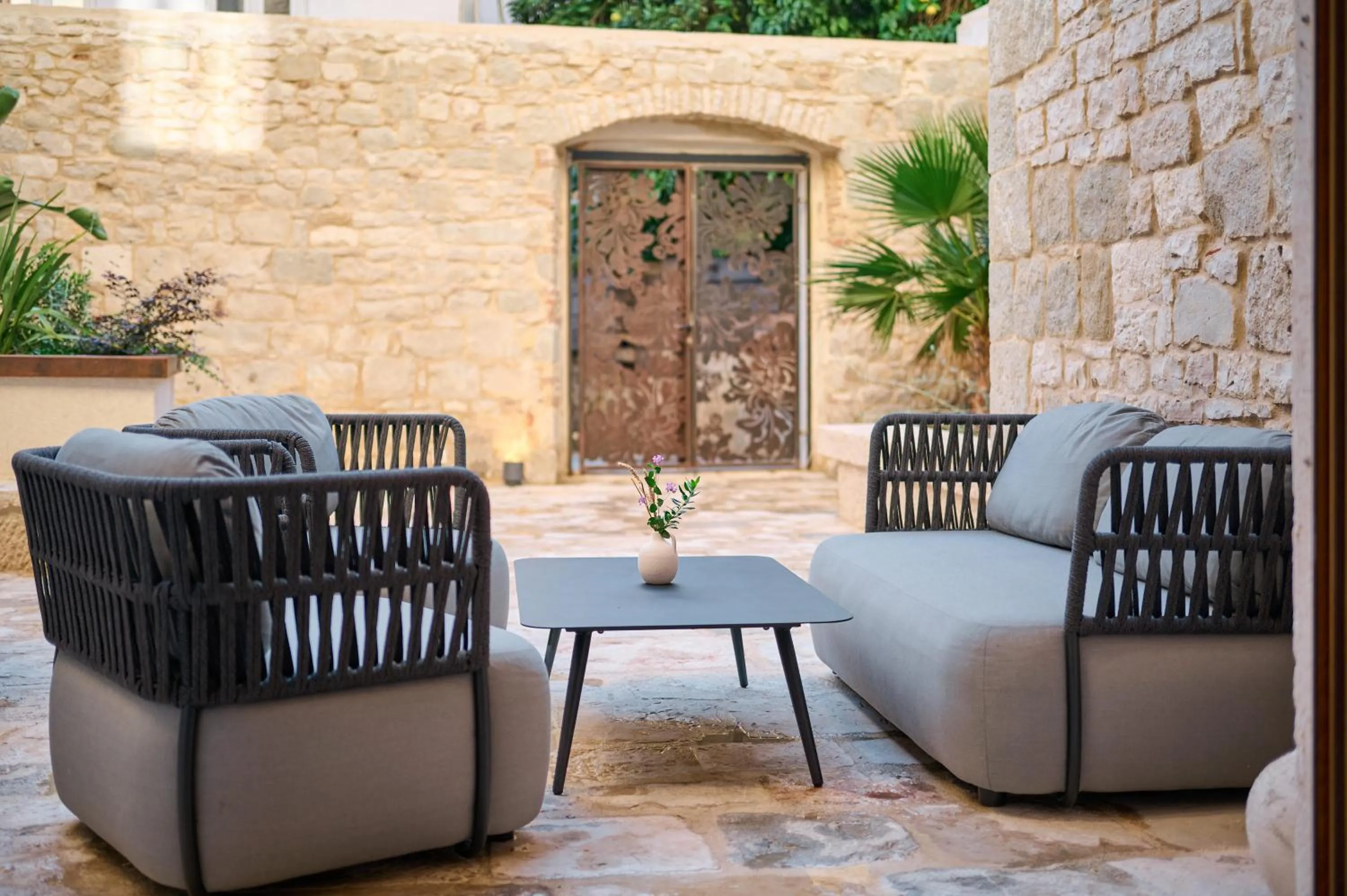 Patio in Central Heritage Hotel