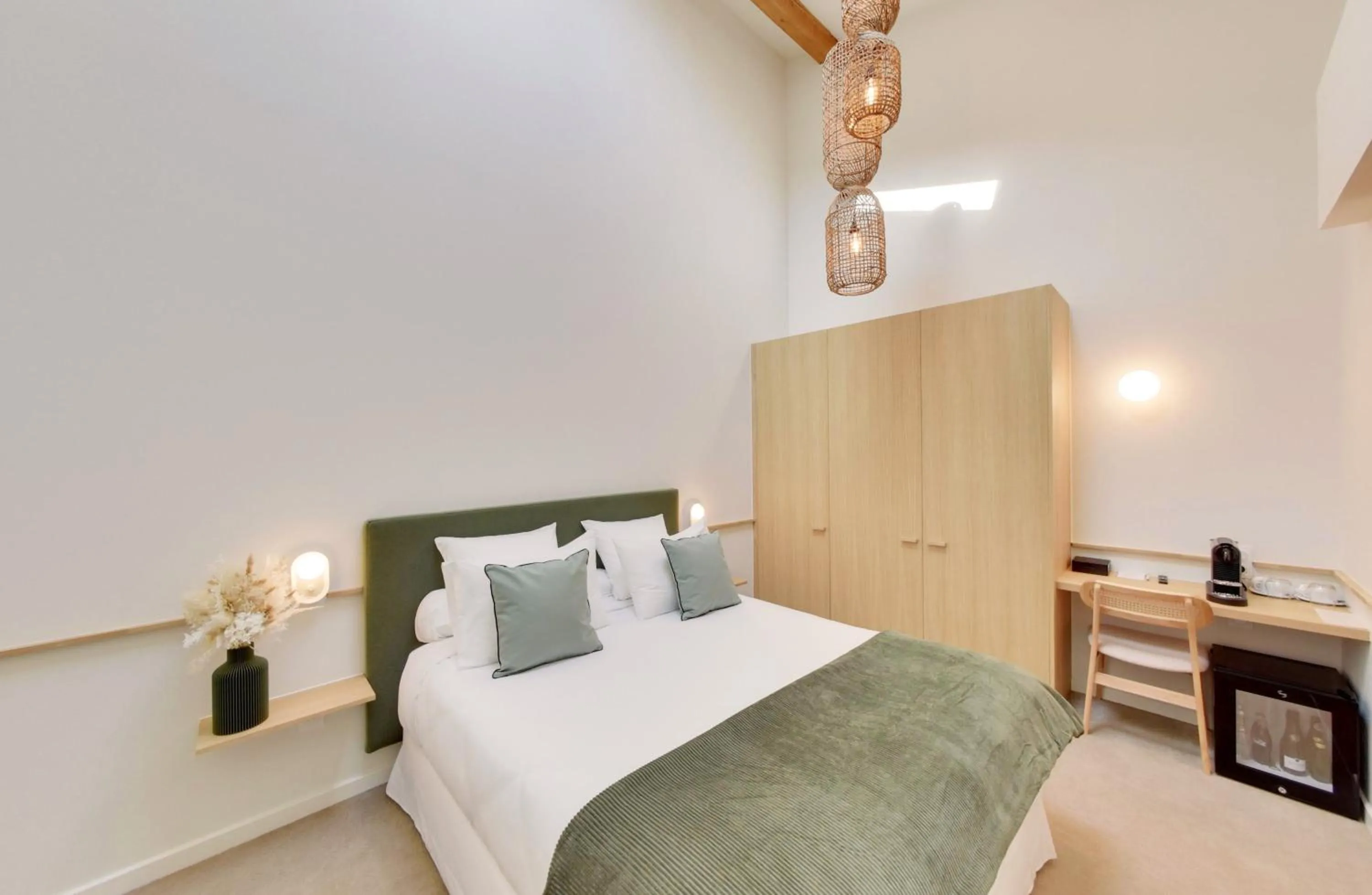 Bed in La Maison Gaïa Hôtel & Spa