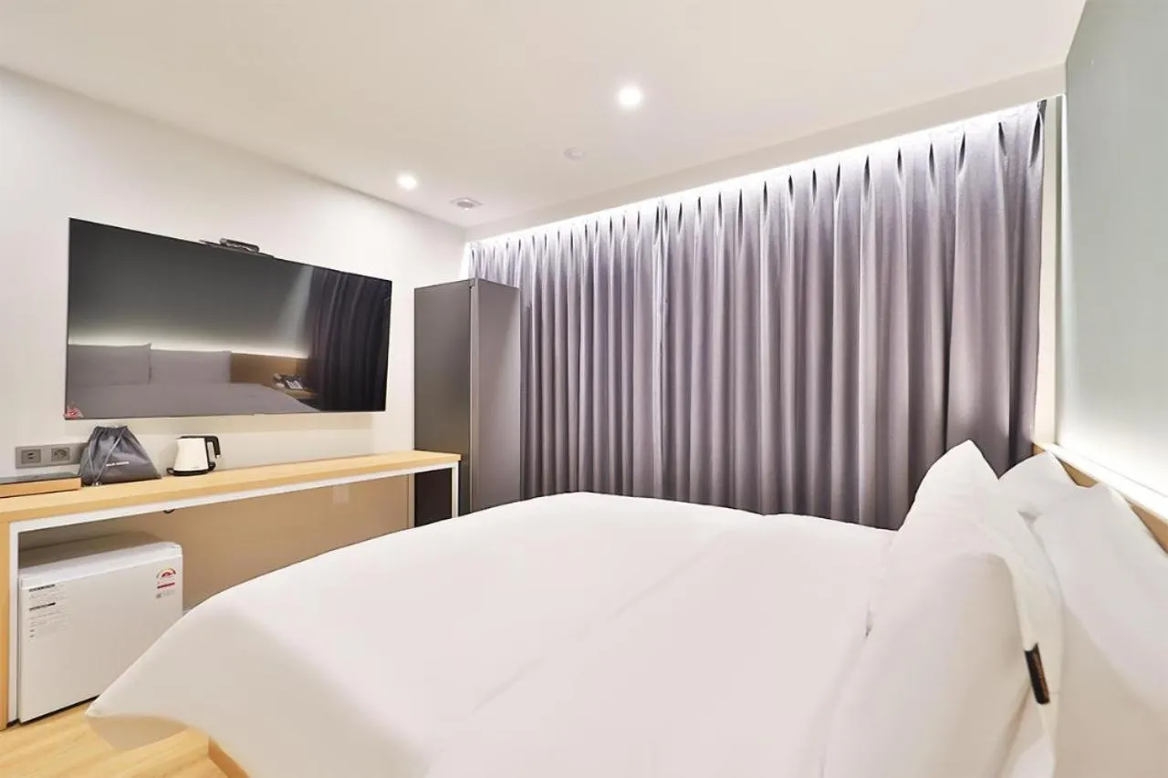 Bed in Gongdam Stay Hotel Ulsan Samsan