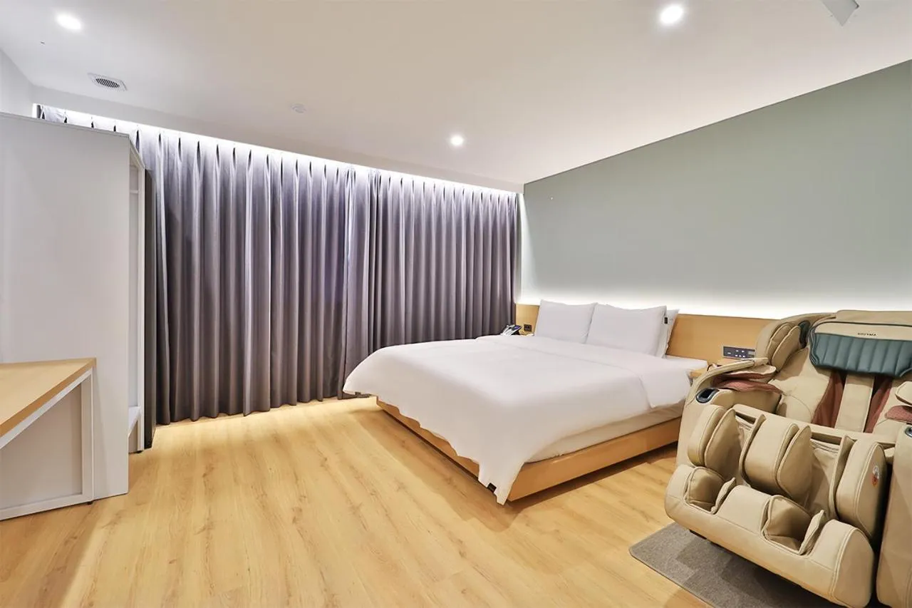 Bed in Gongdam Stay Hotel Ulsan Samsan