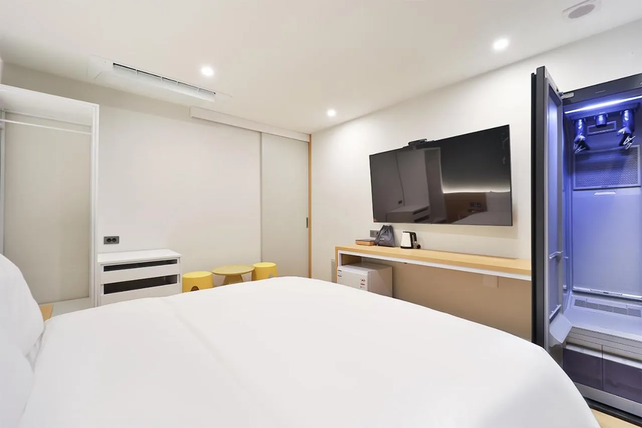 Bed in Gongdam Stay Hotel Ulsan Samsan