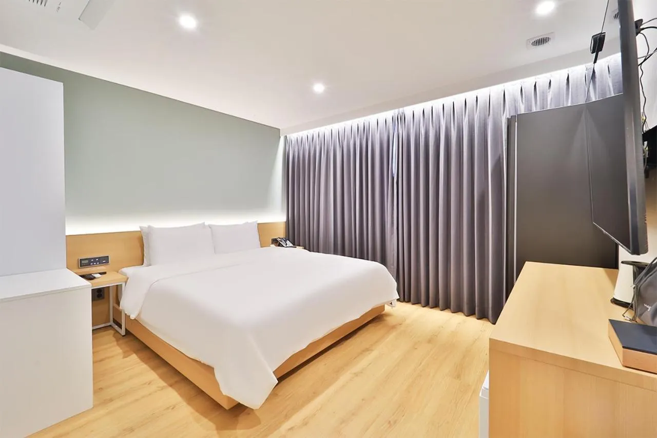 Bed in Gongdam Stay Hotel Ulsan Samsan