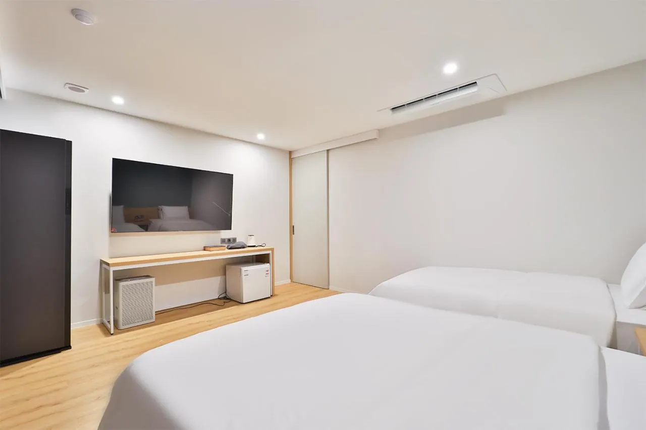 Bed in Gongdam Stay Hotel Ulsan Samsan