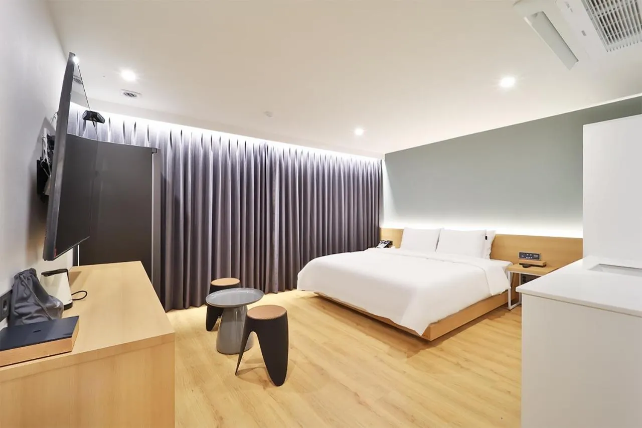 Bed in Gongdam Stay Hotel Ulsan Samsan