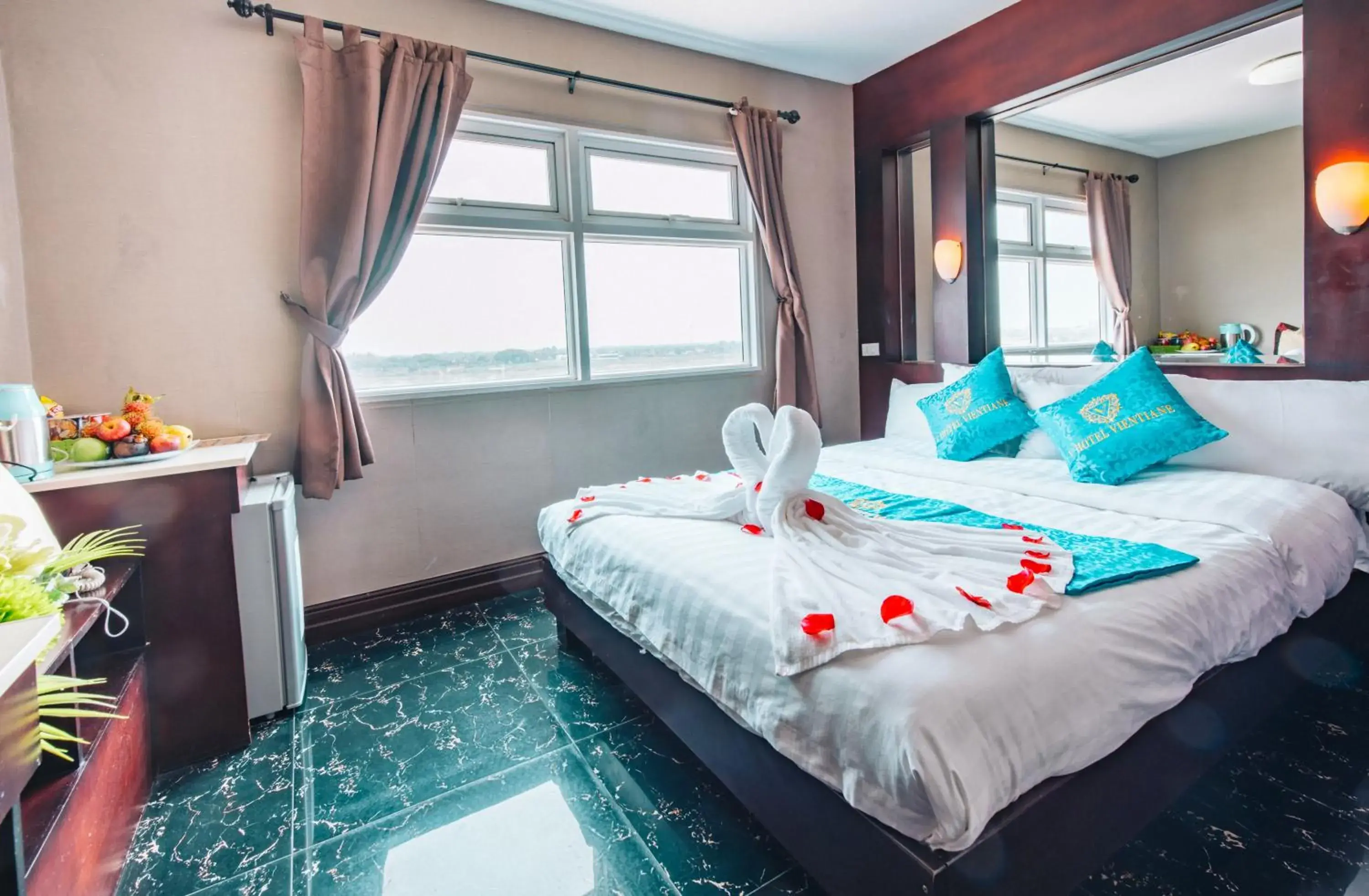 Superior Double Room in V Hotel Vientiane Superior Double Room in V Hotel Vientiane