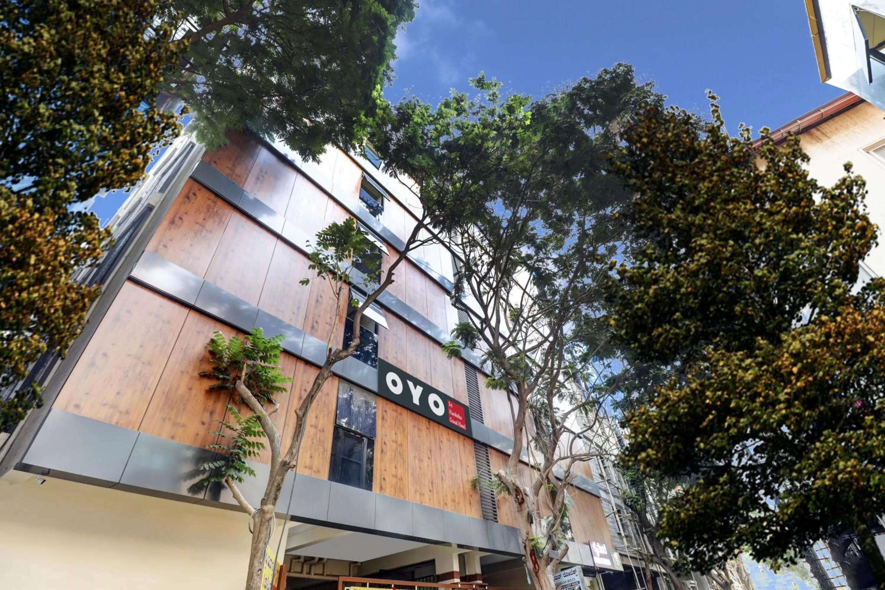 Facade/entrance in Hotel O Sri Harshitha Grand Near Zudio - Star Bazaar, Kundalhalli Gate