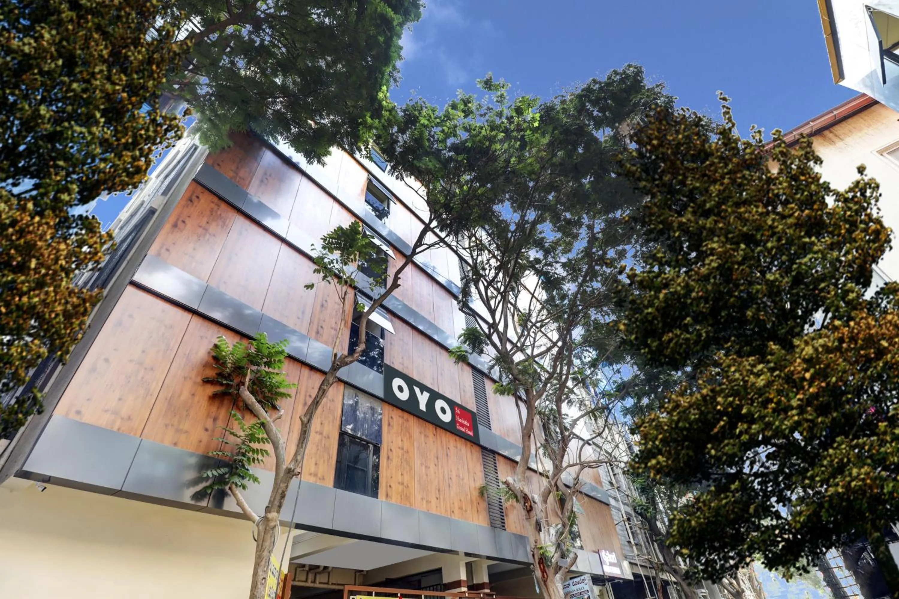 Facade/entrance in Hotel O Sri Harshitha Grand Near Zudio - Star Bazaar, Kundalhalli Gate