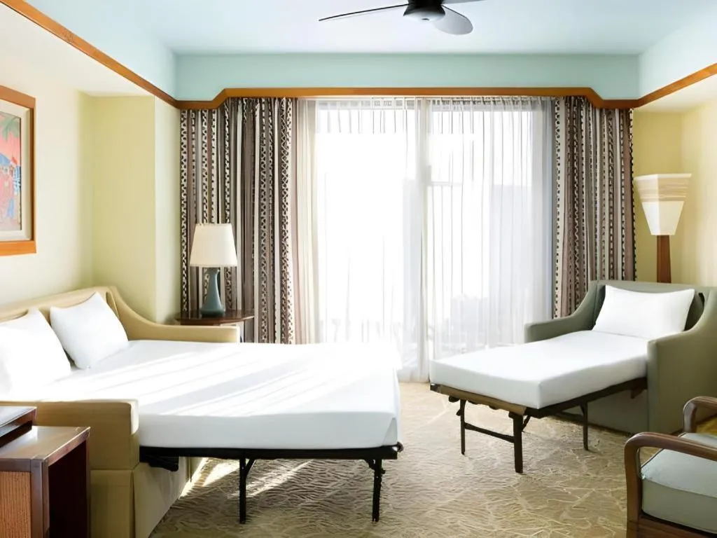 Bed in Aulani, Disney Vacation Club Villas