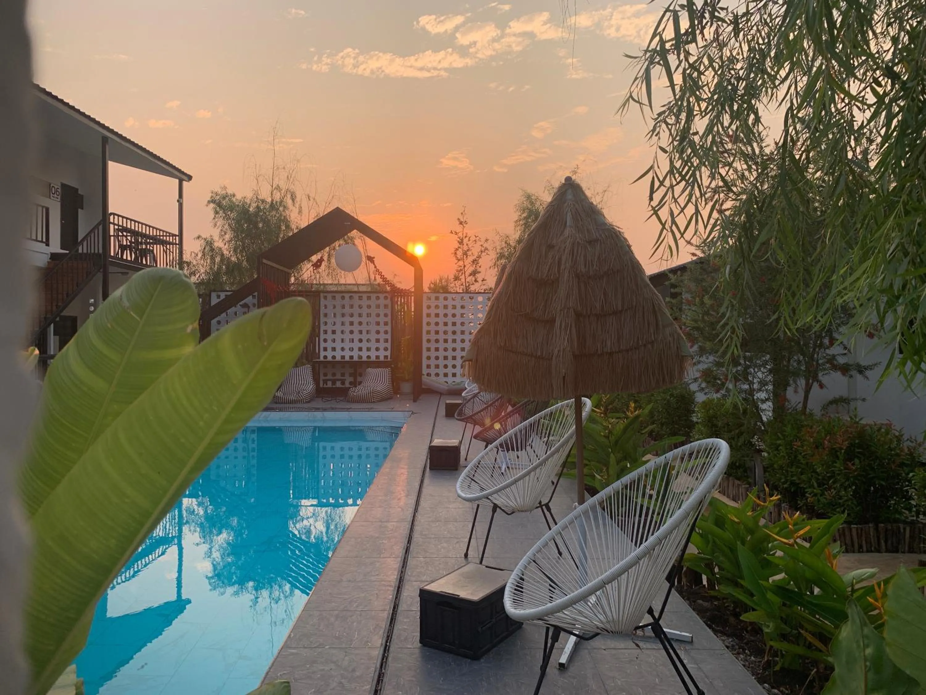 Pool view in Penguin Villa Resort & Bistro