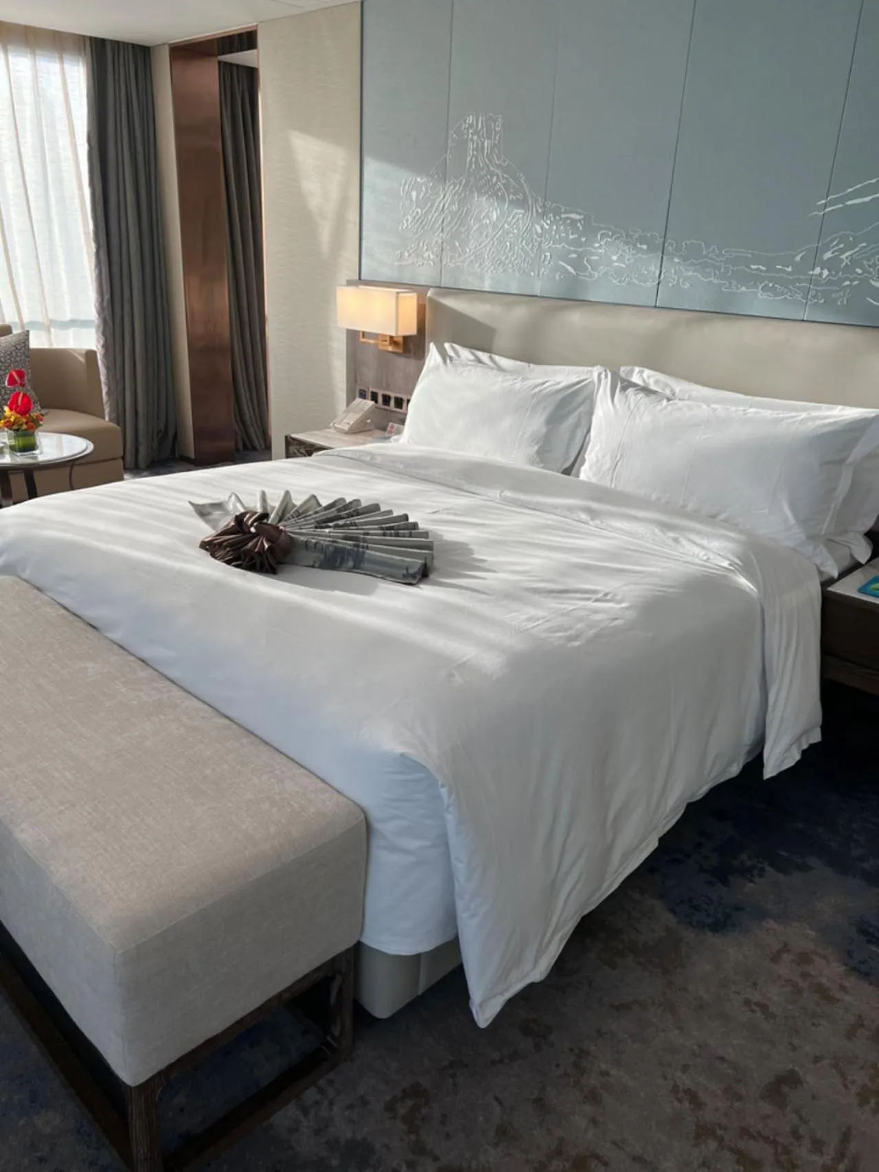 Bed in Beijing Xiamenair Jianianhua Hotel