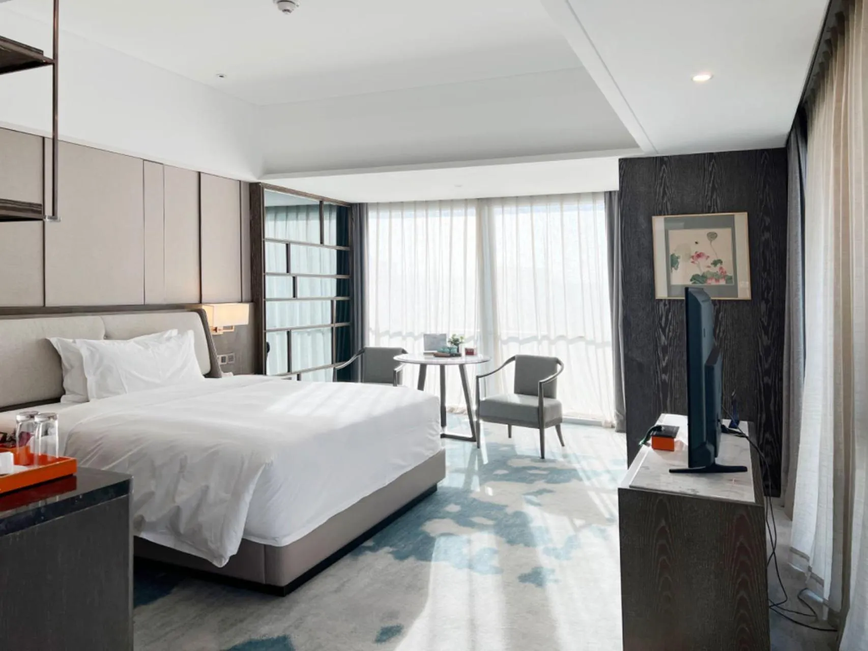 Bed in Beijing Xiamenair Jianianhua Hotel