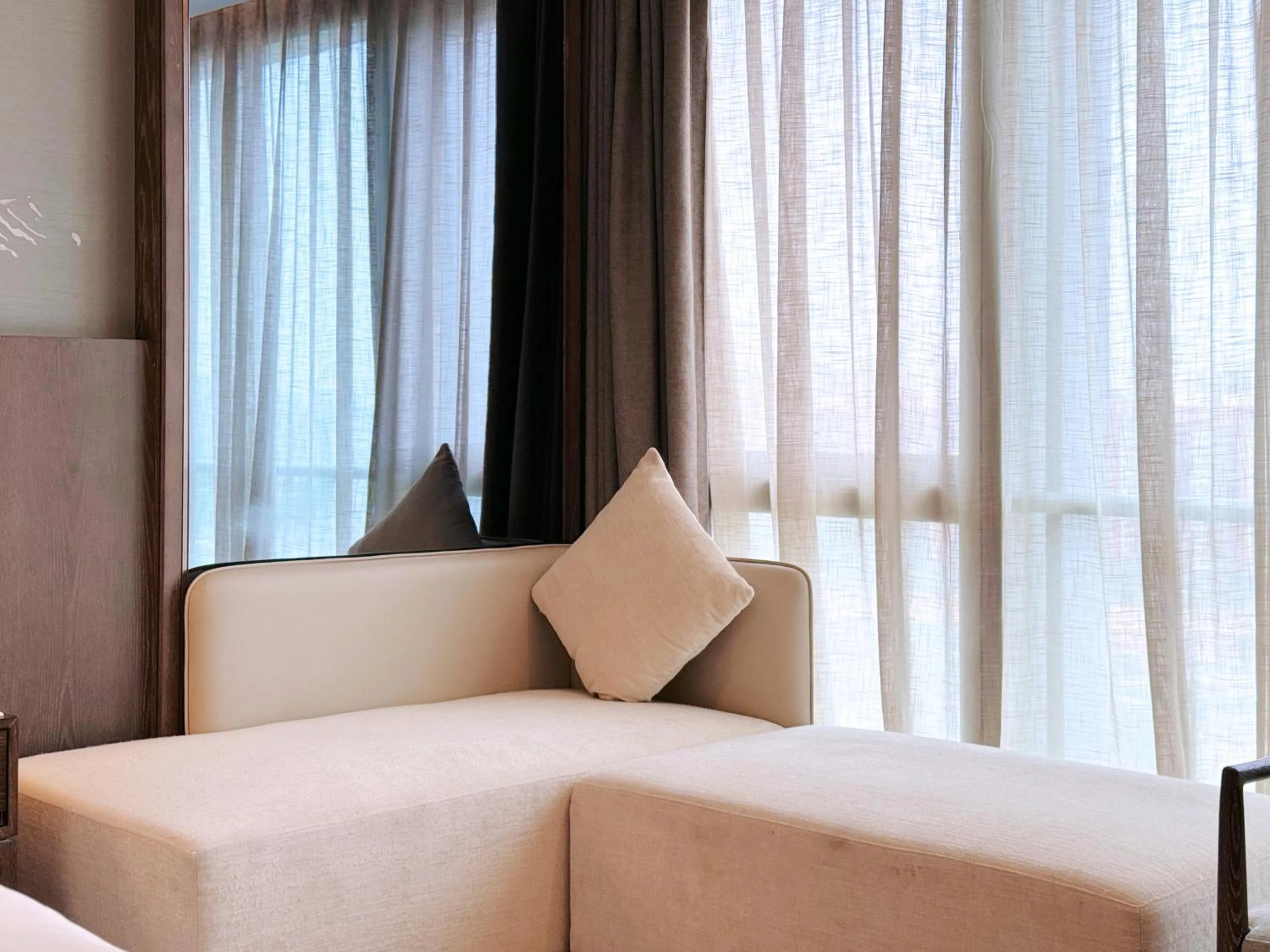 Bed in Beijing Xiamenair Jianianhua Hotel