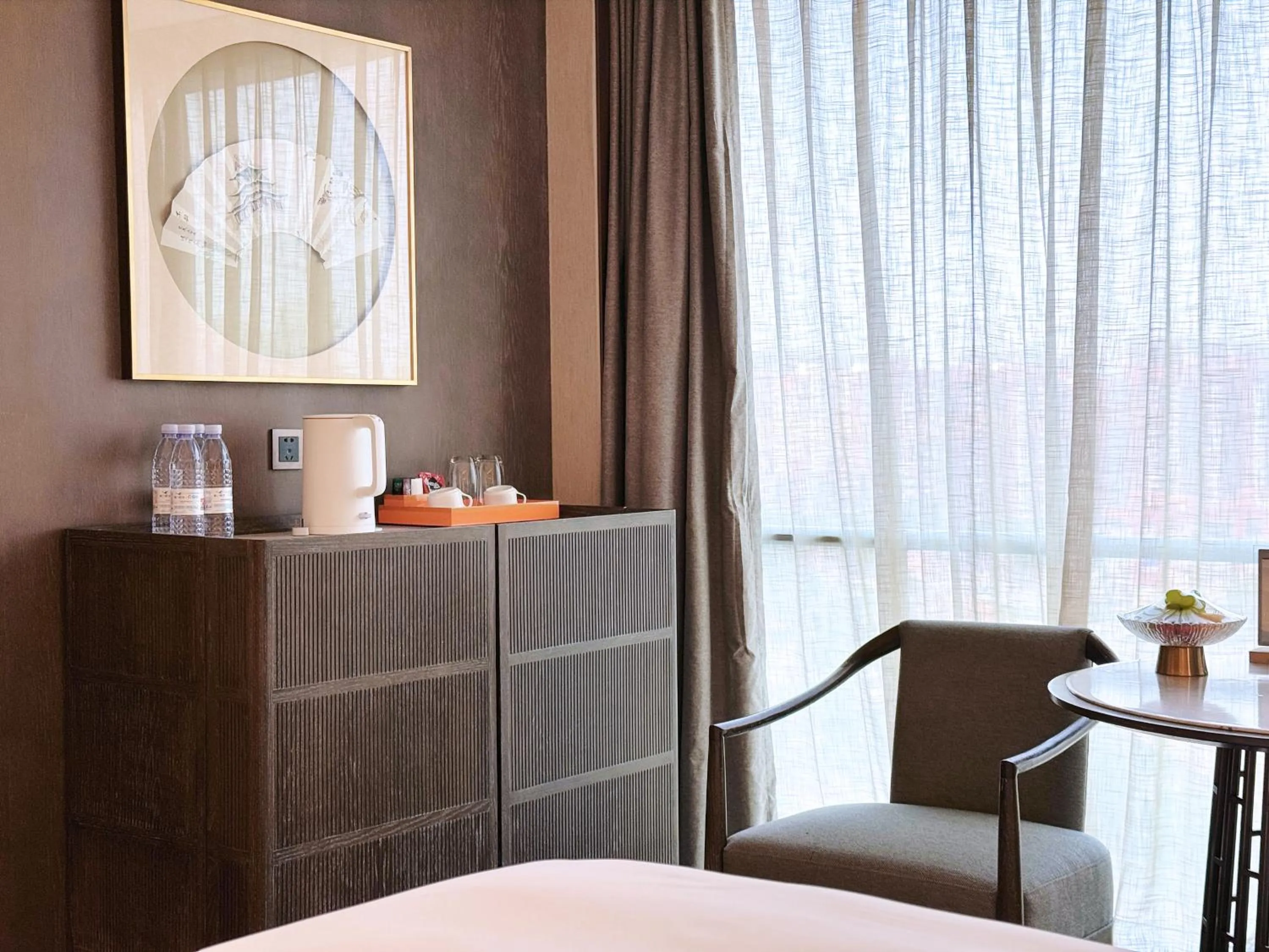 Bed in Beijing Xiamenair Jianianhua Hotel