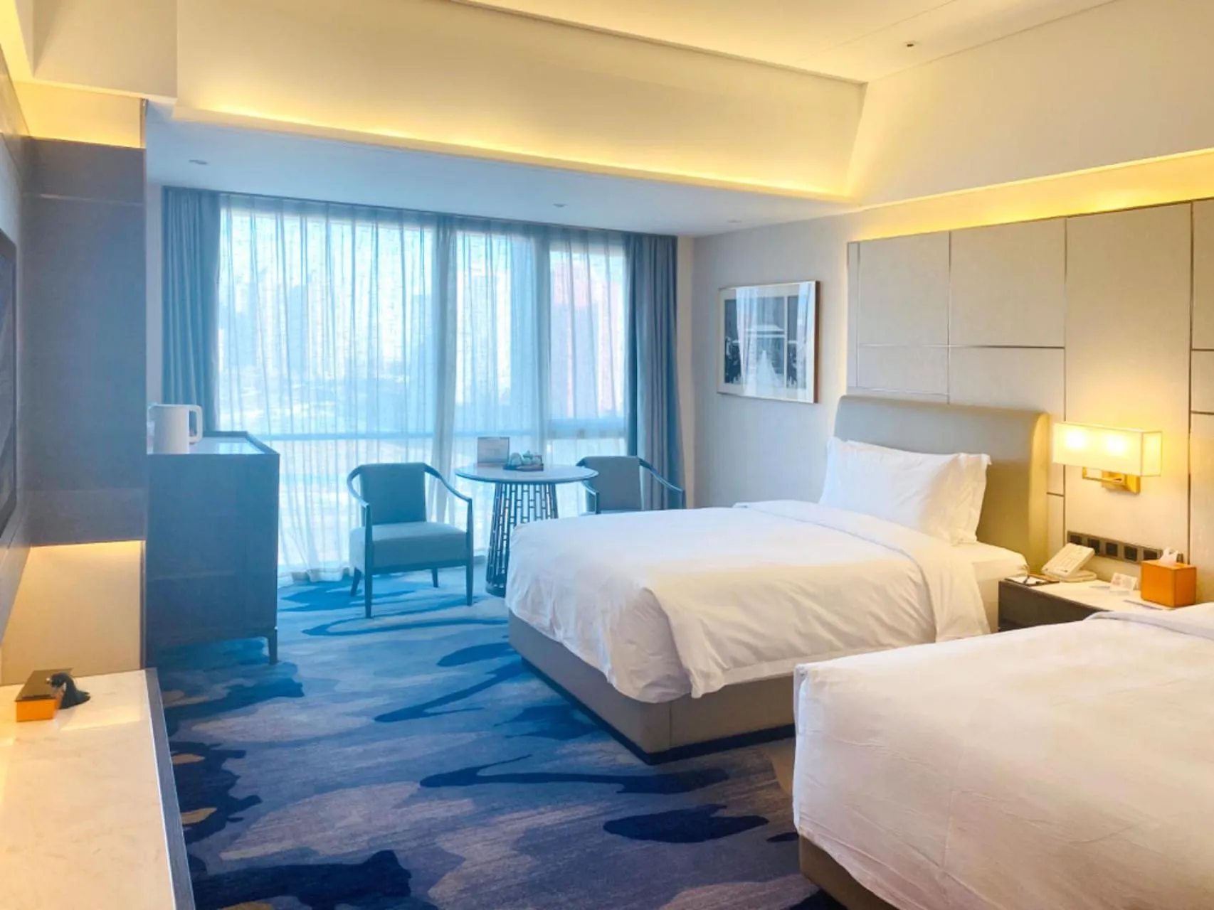 Bed in Beijing Xiamenair Jianianhua Hotel