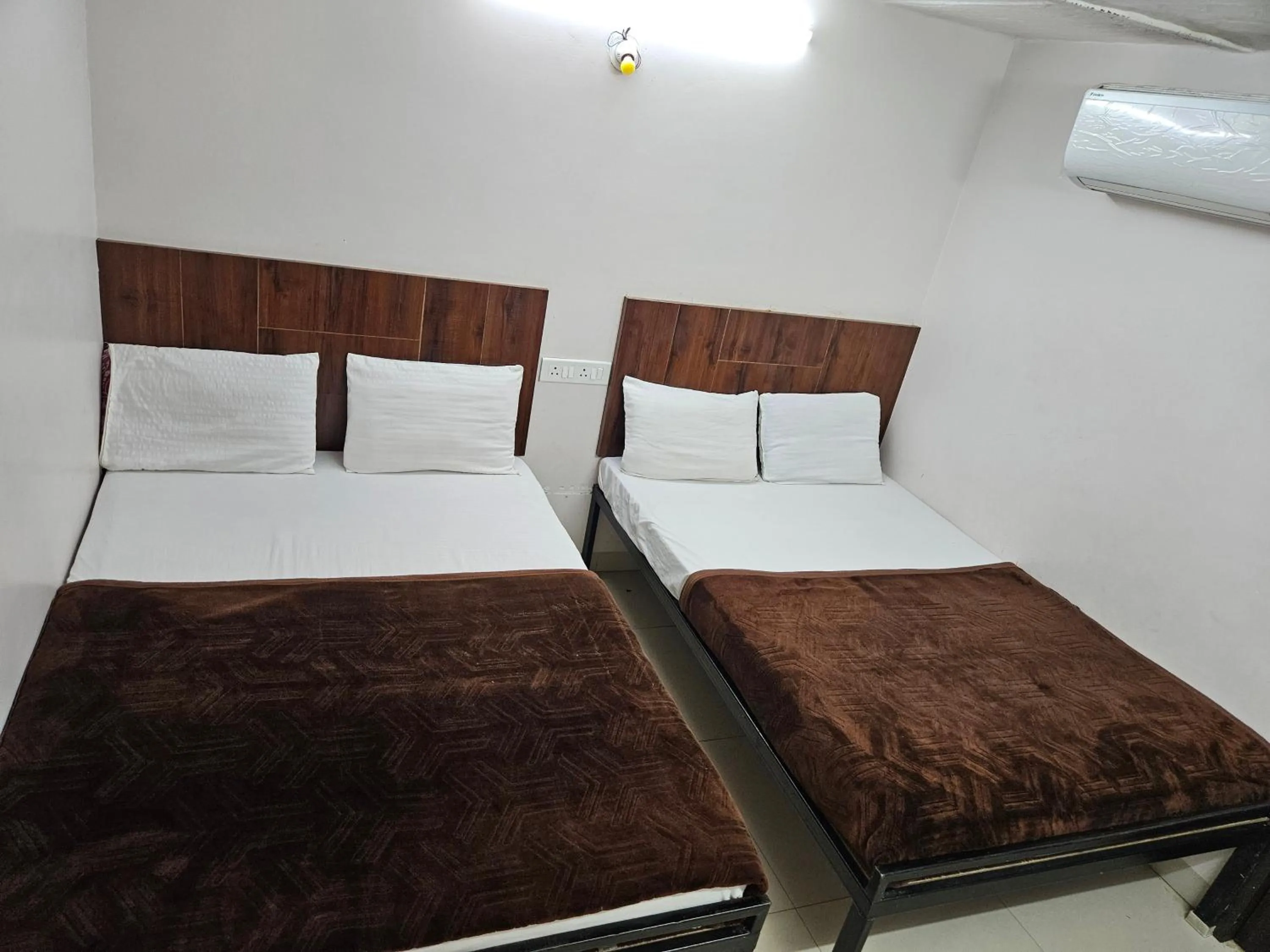 Bed in HOTEL DEV BHOOMI -Ujjain
