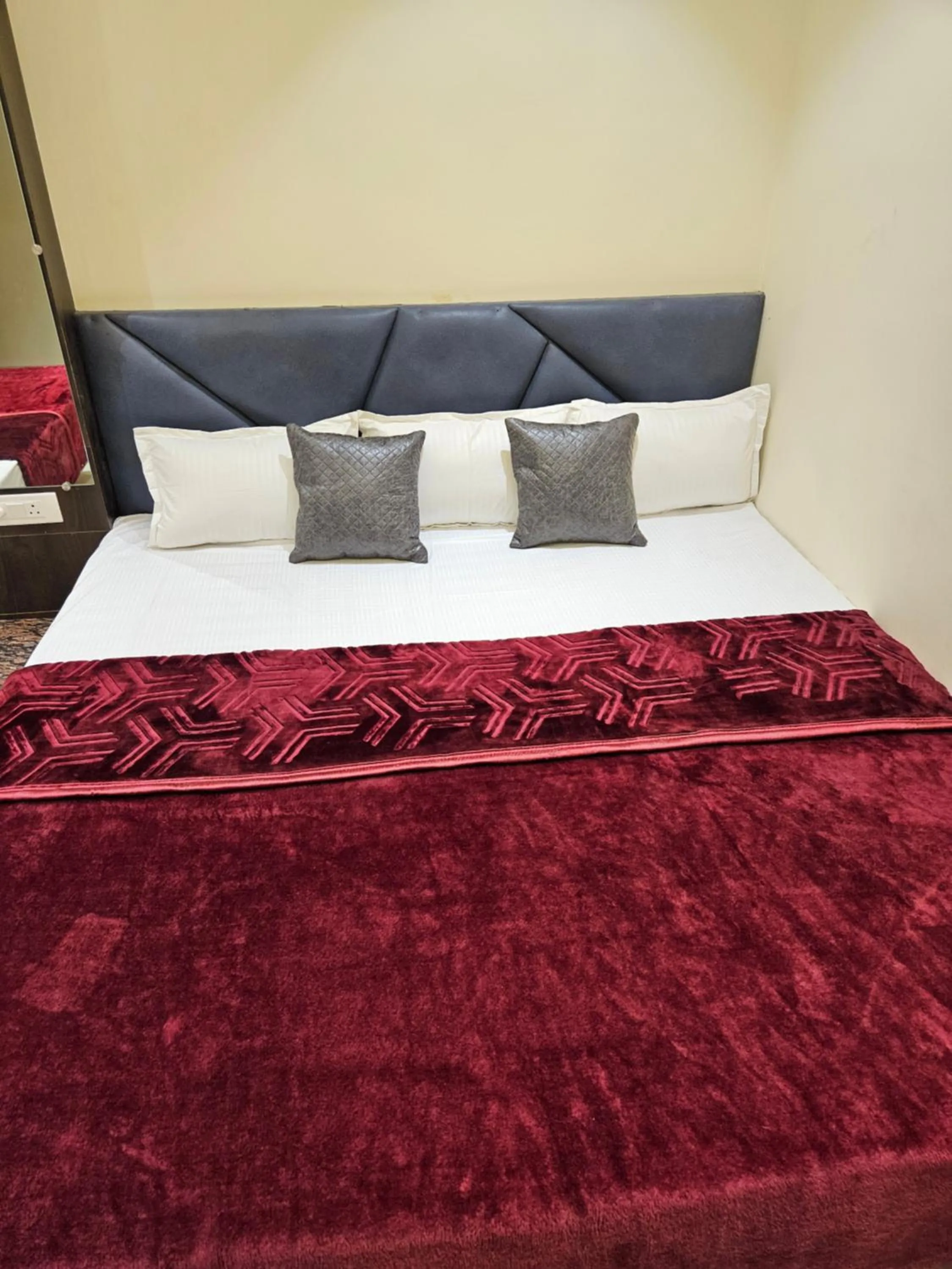 Bed in HOTEL DEV BHOOMI -Ujjain