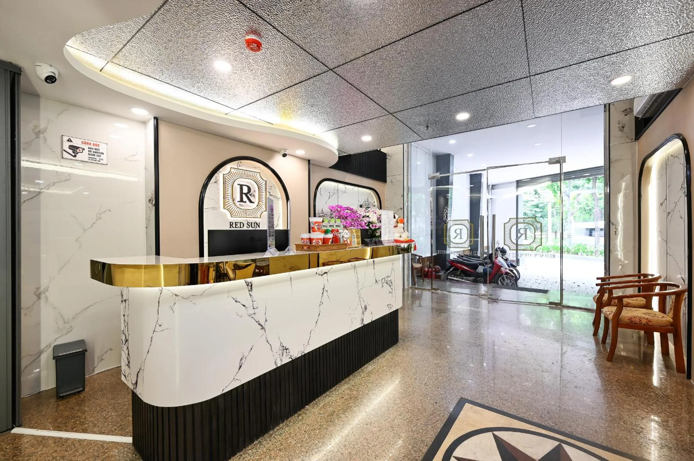Lobby or reception in Red Sun Airport Saigon Hotel