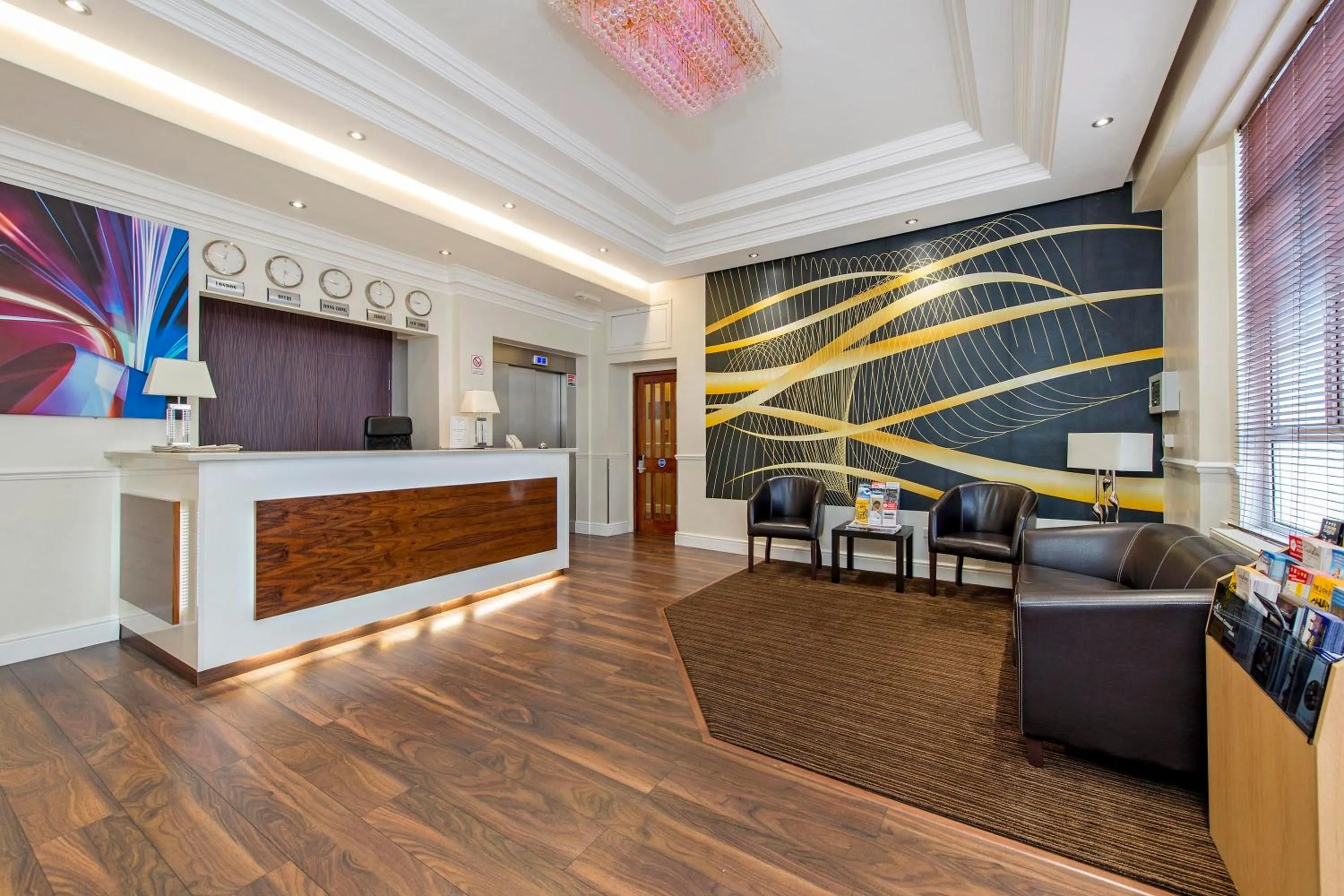 Lobby or reception in Lidos Hotel