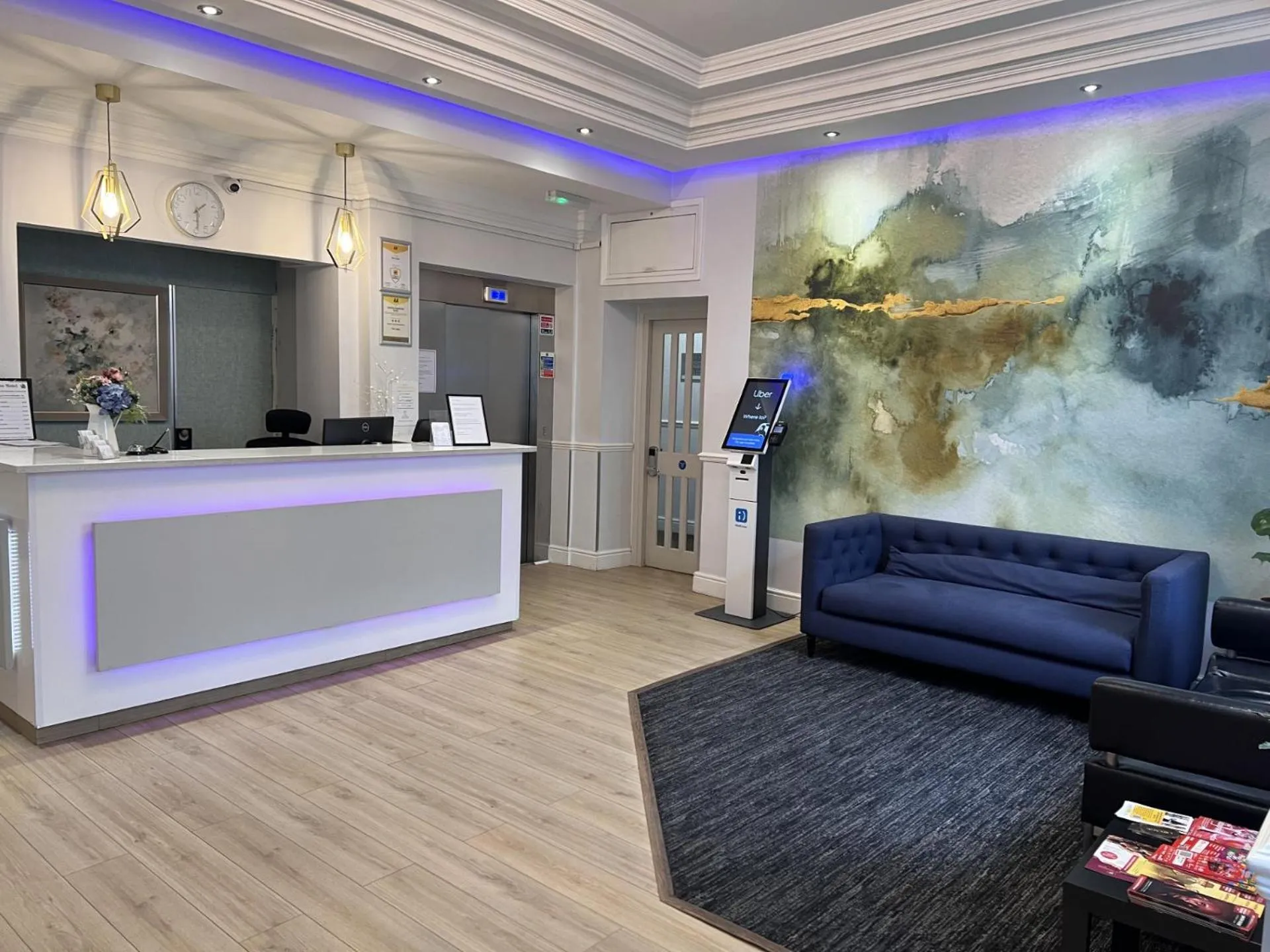 Lobby or reception in Lidos Hotel