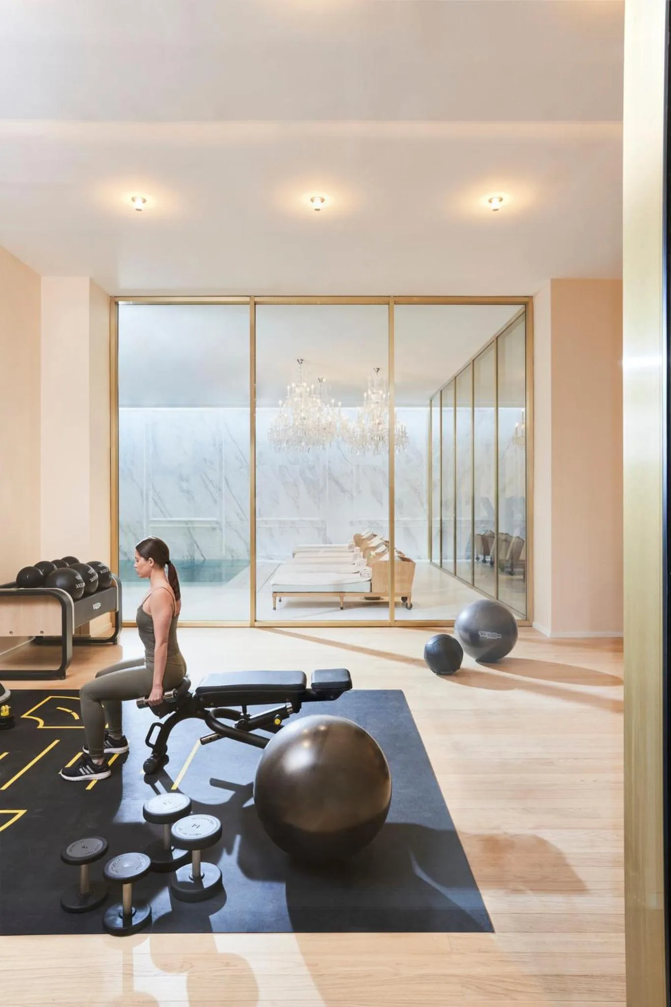Fitness centre/facilities in Mandarin Oriental Ritz, Madrid