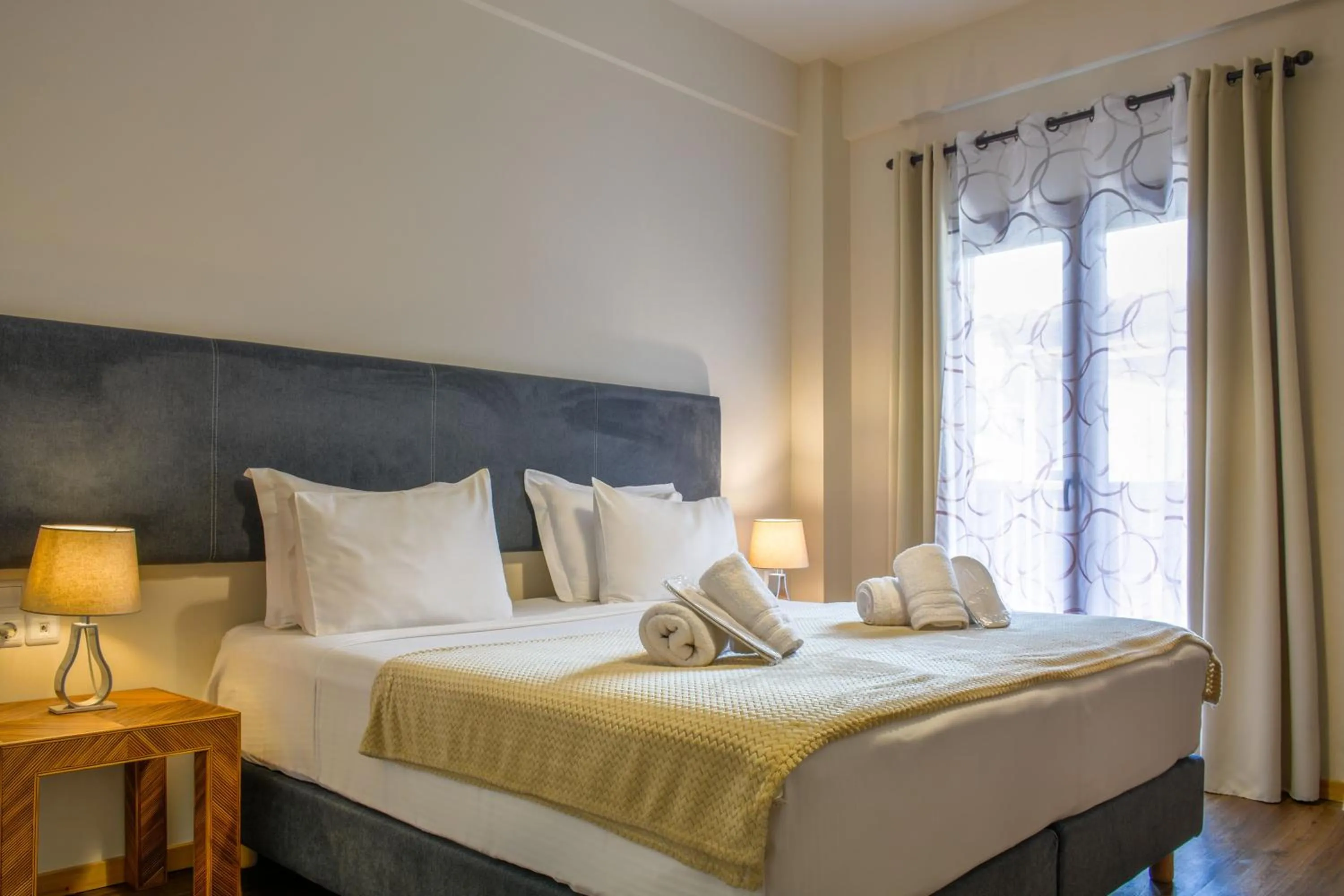 Bed in Monastiri Guesthouse