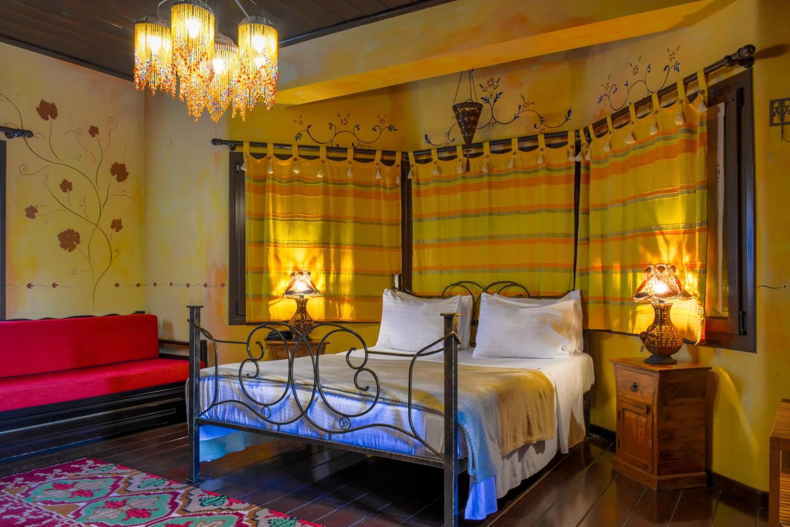 Bed in Monastiri Guesthouse