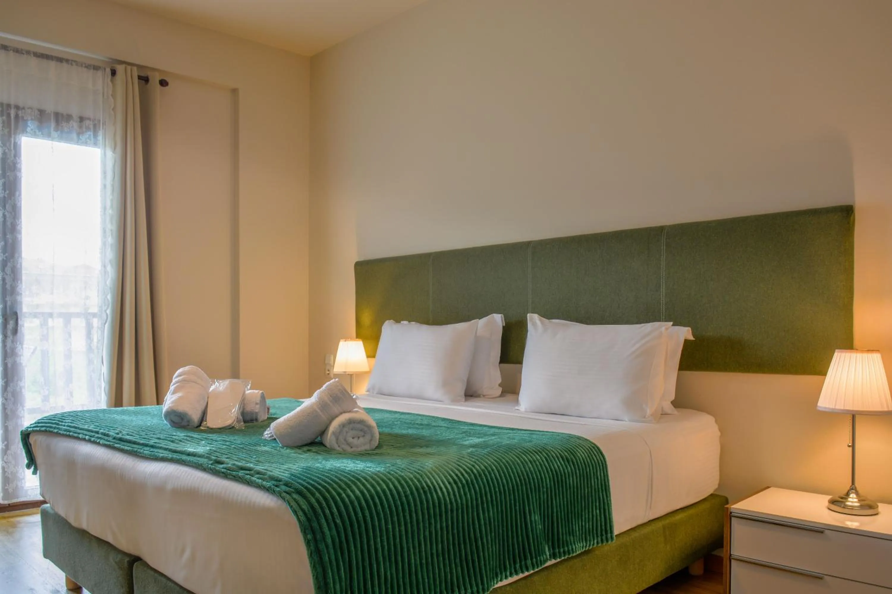 Bed in Monastiri Guesthouse