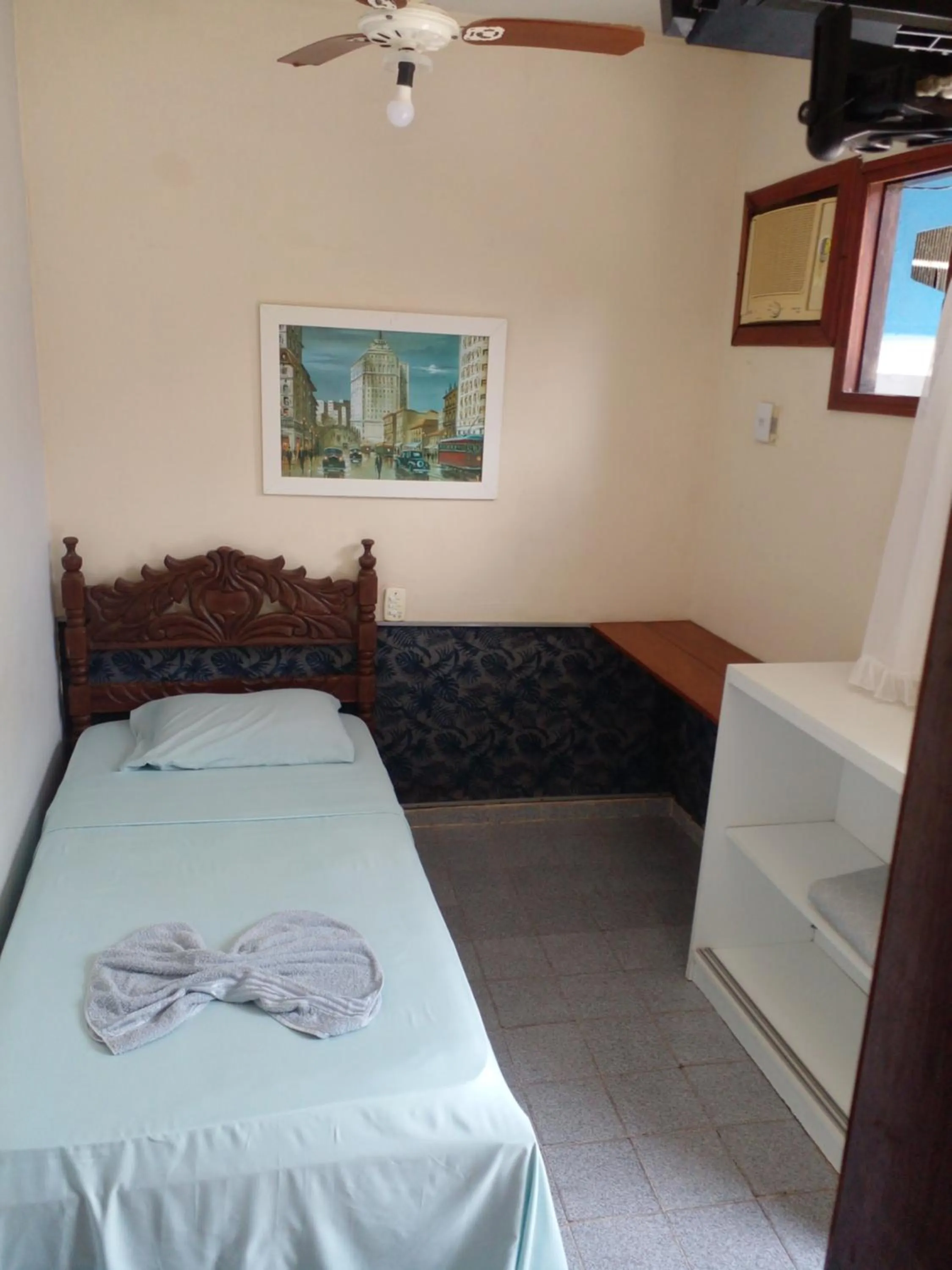 Bed in Pousada da Ale