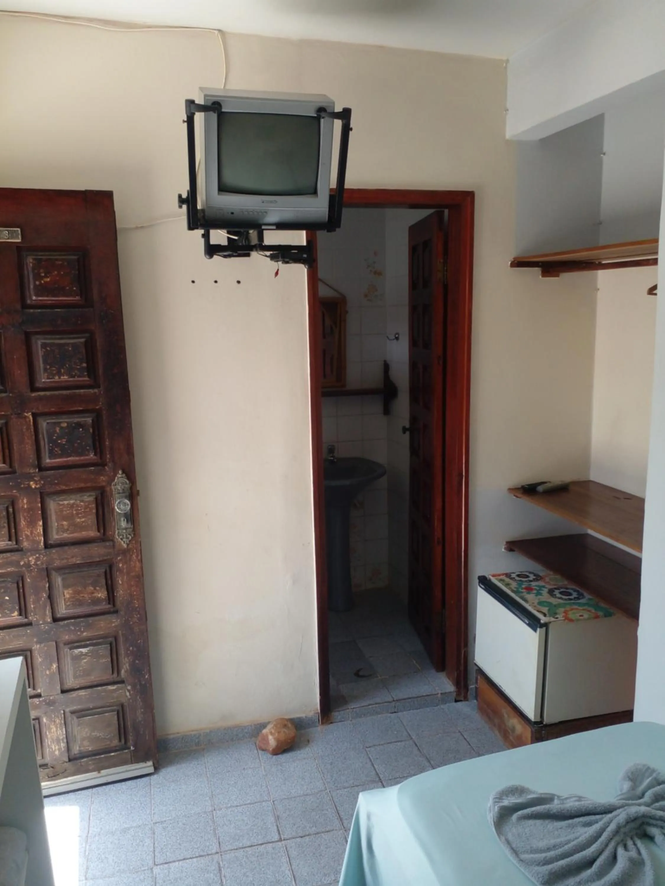 Bed in Pousada da Ale