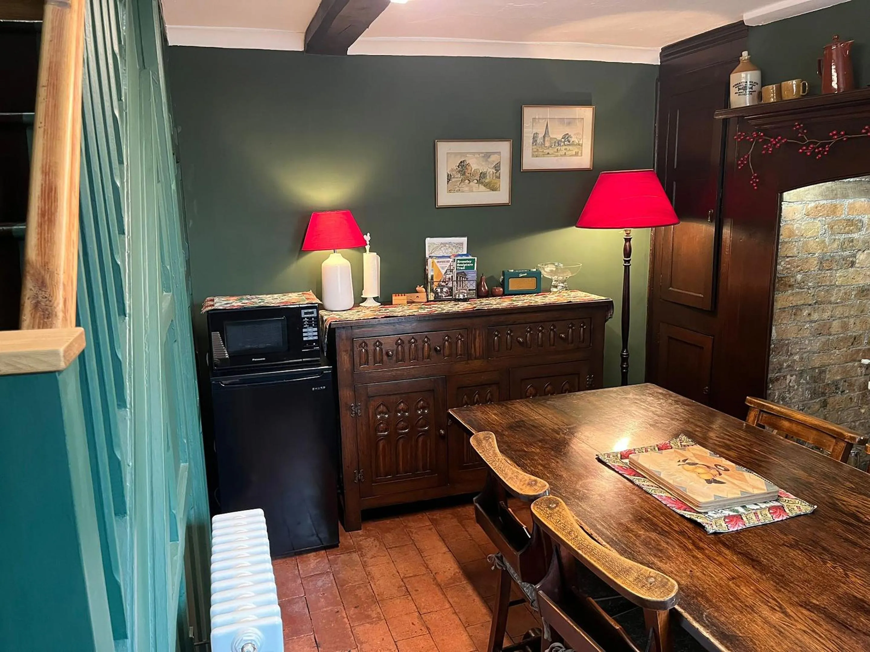 Dining area in The Globe House