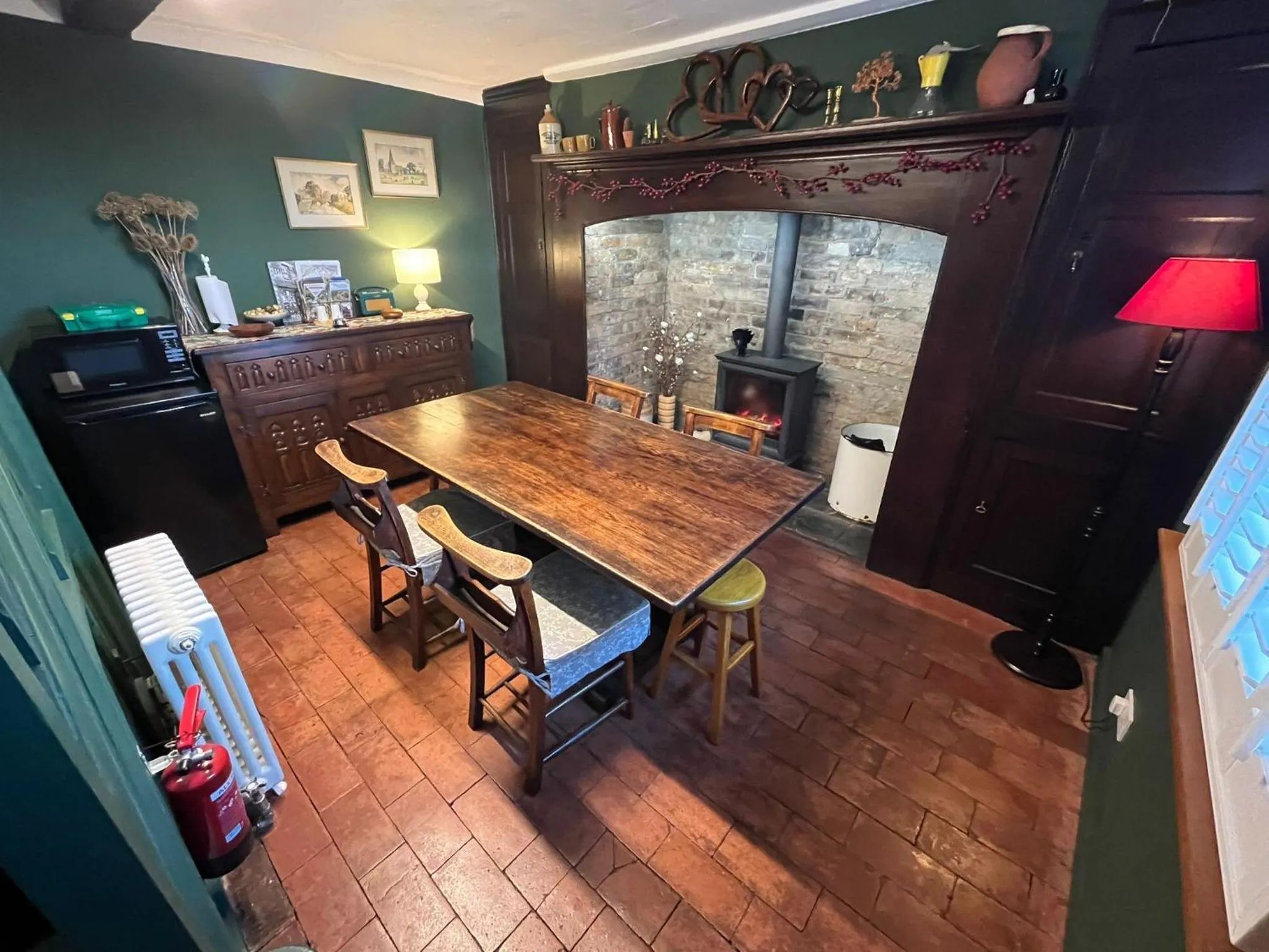 Dining area in The Globe House