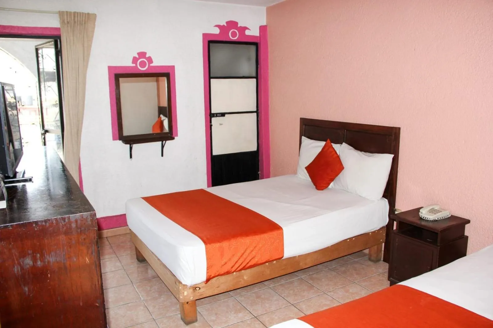 Bed in Hotel Huautla de Oaxaca