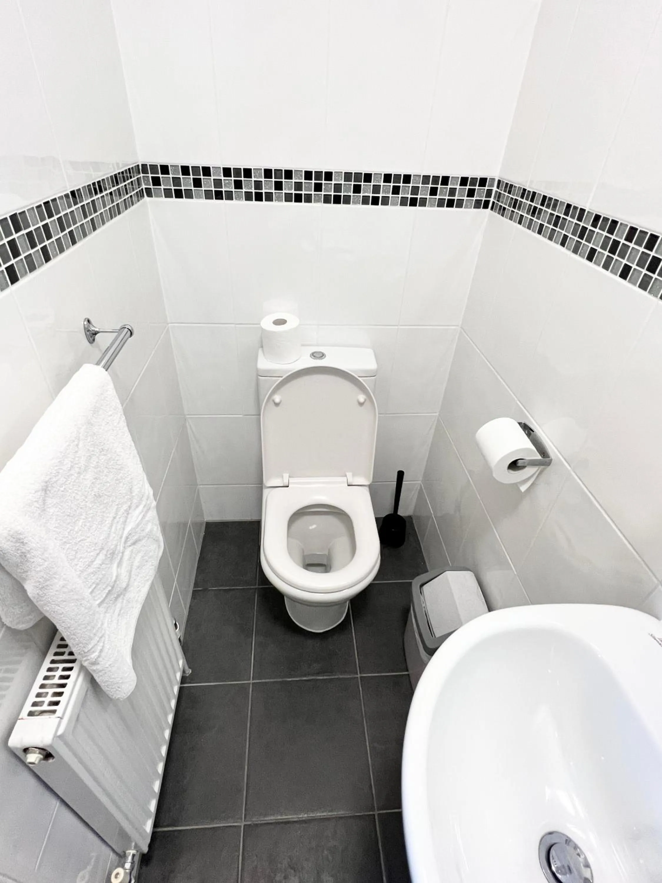 Toilet in Melbourne House Hotel