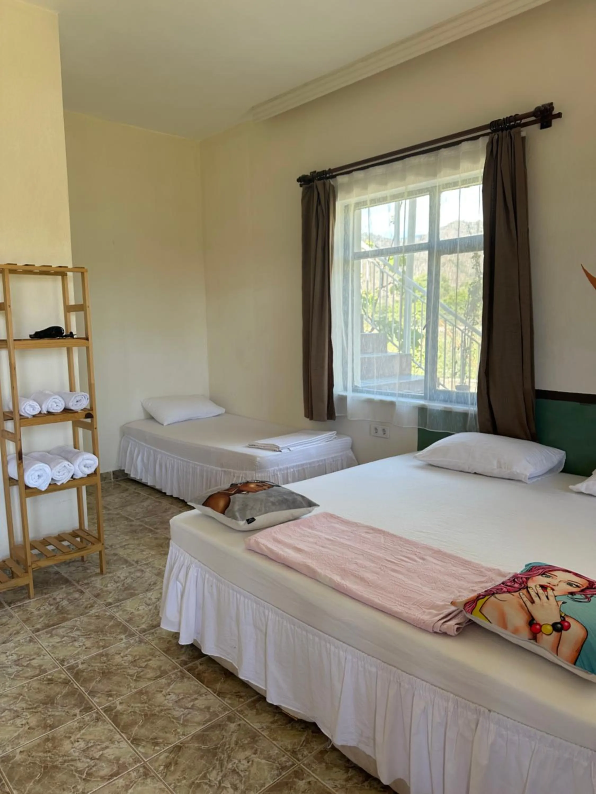 Bed in GAYA PANSİYON ÇIRALI