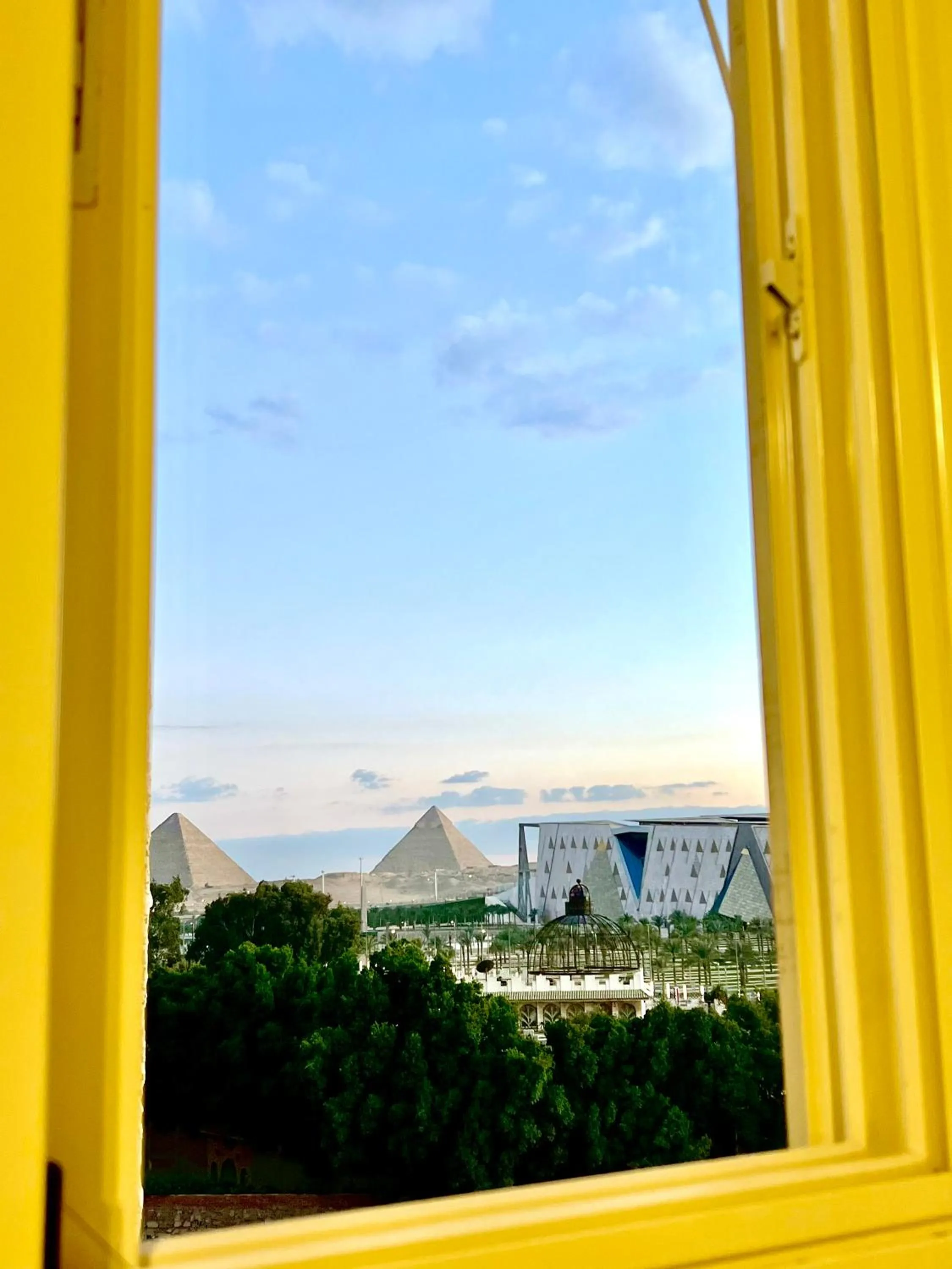 Natural landscape in New Museum, Pyramids inn