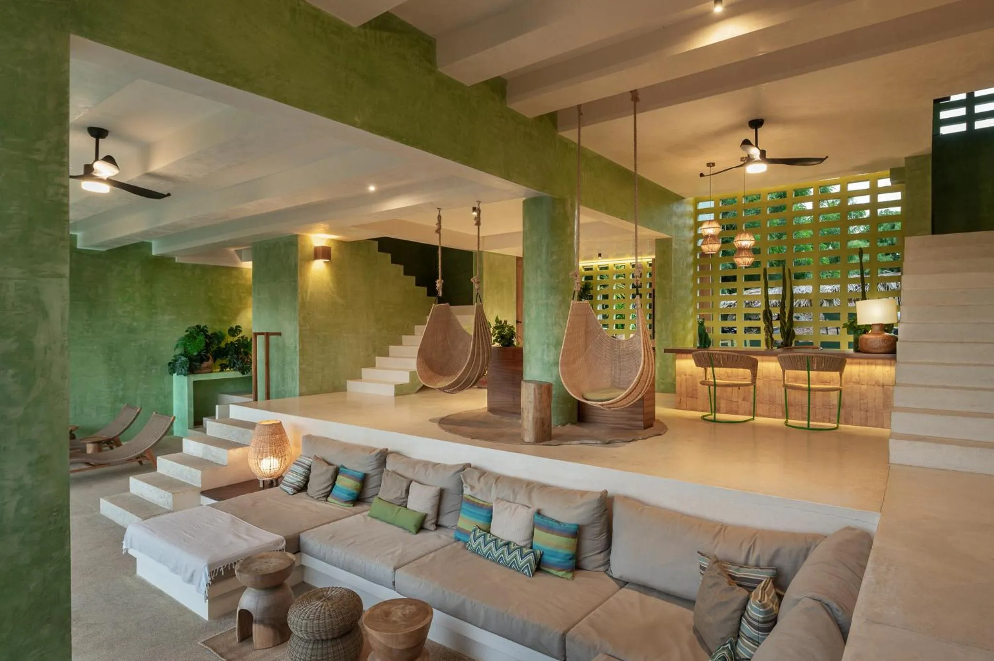 Living room in Punta Nayaá - Adults Only