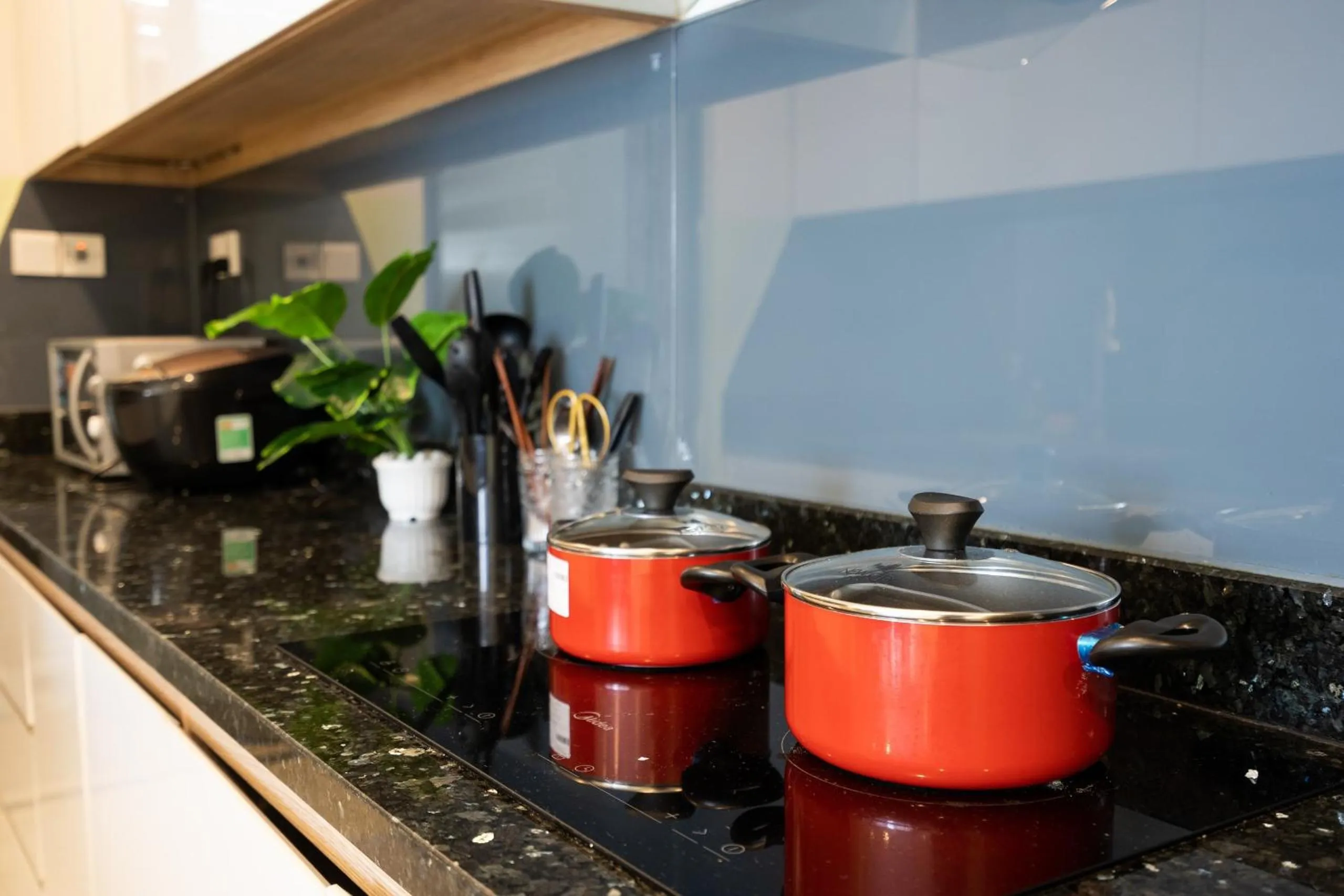 stove in Diamond Island - Mekong Retreat Apartment