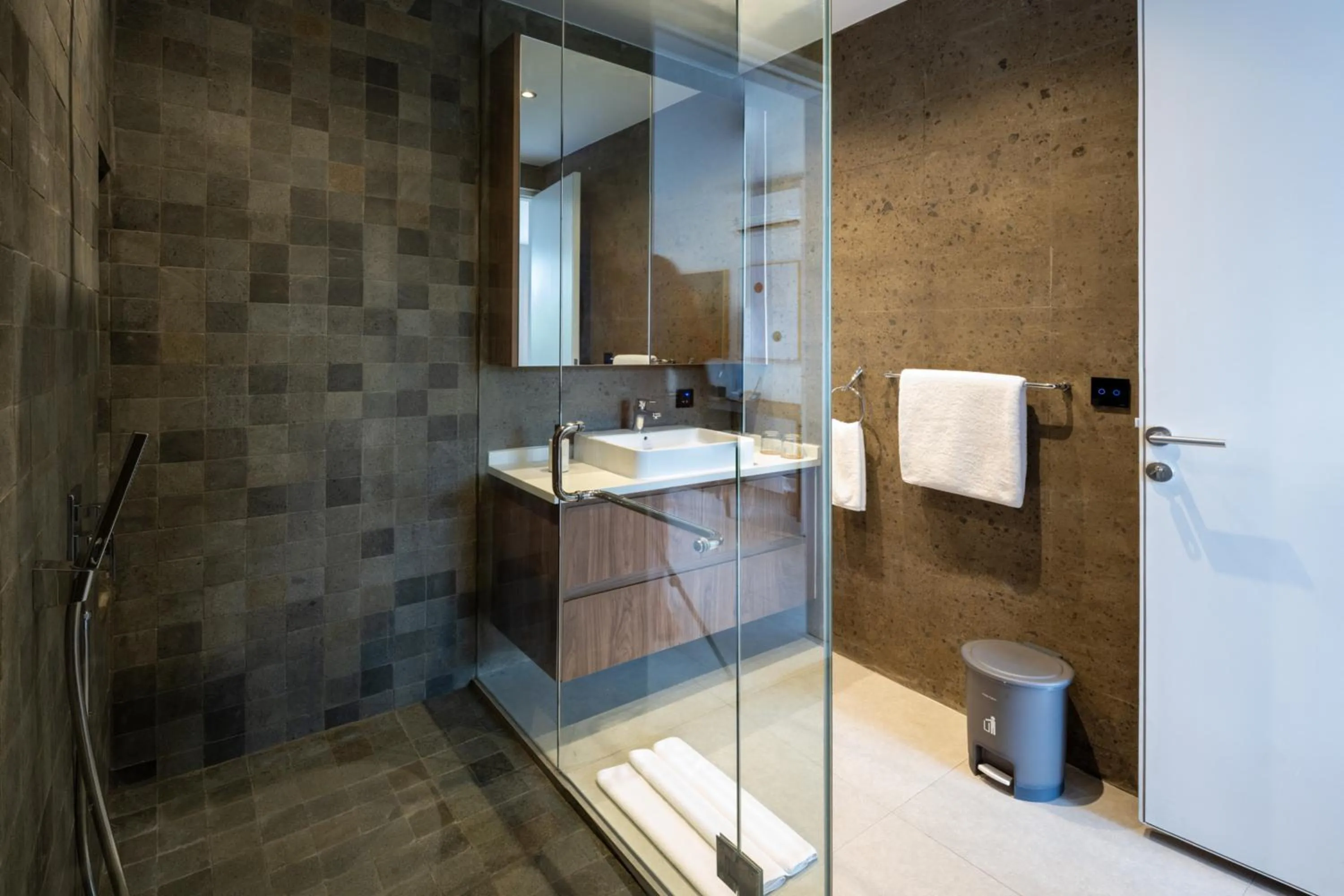 Shower in Umalas Creek Villas - Pool Villa with Shared Sauna & Ice Bath