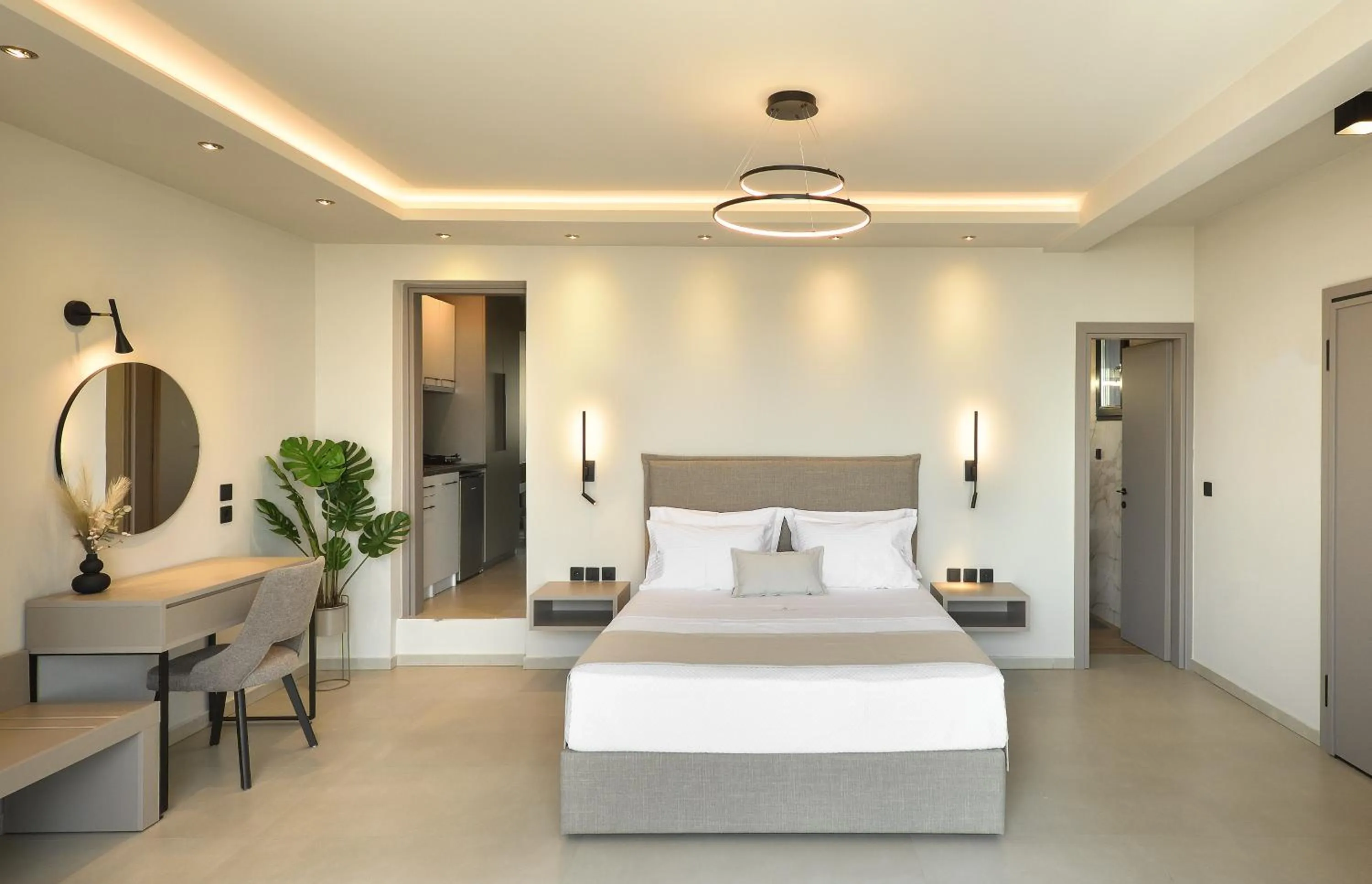 Bedroom, Bed in Olive All-Seasons Suites, Panel Hospitality Homes & Villas
