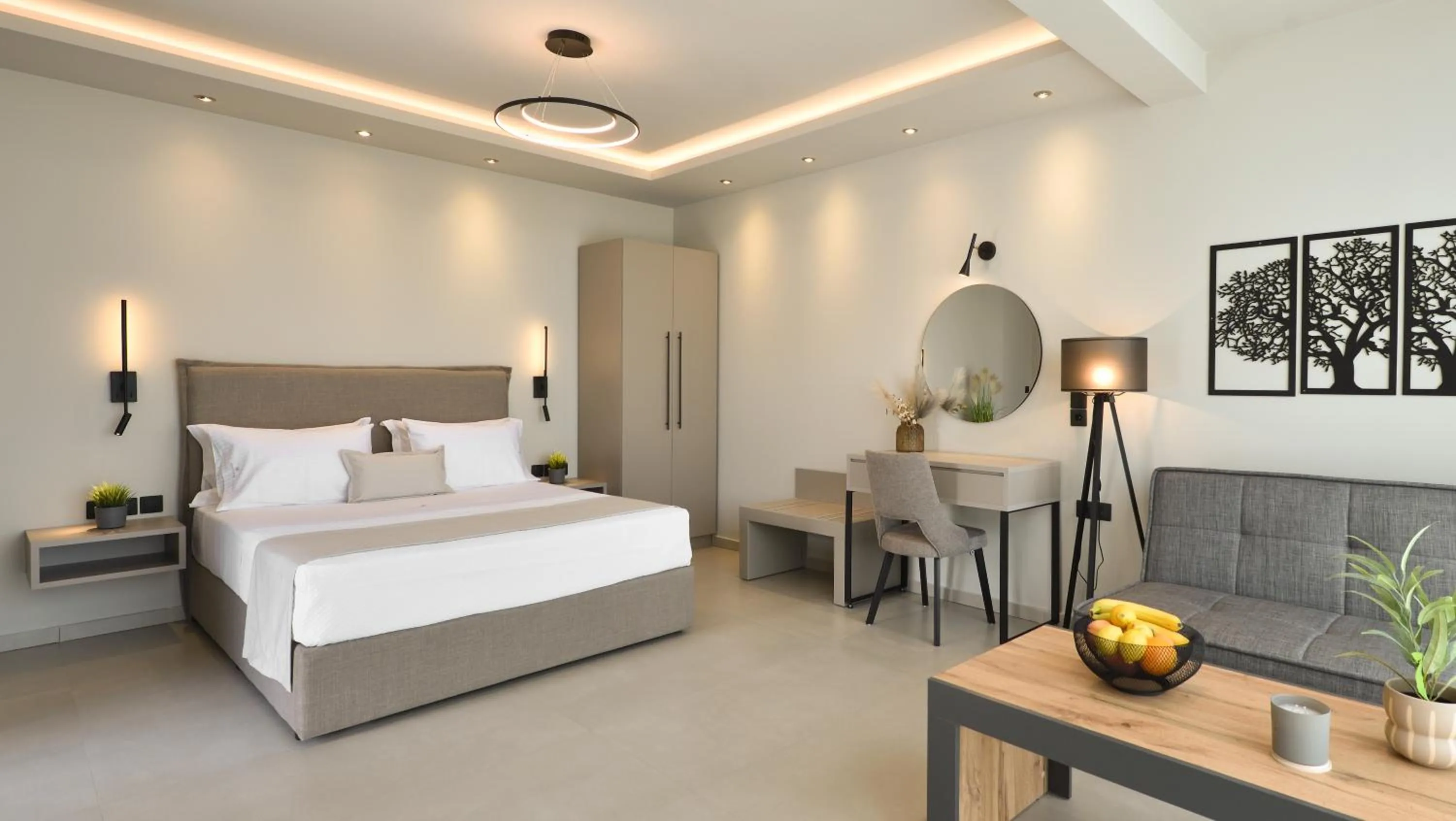 Bed in Olive All-Seasons Suites, Panel Hospitality Homes & Villas