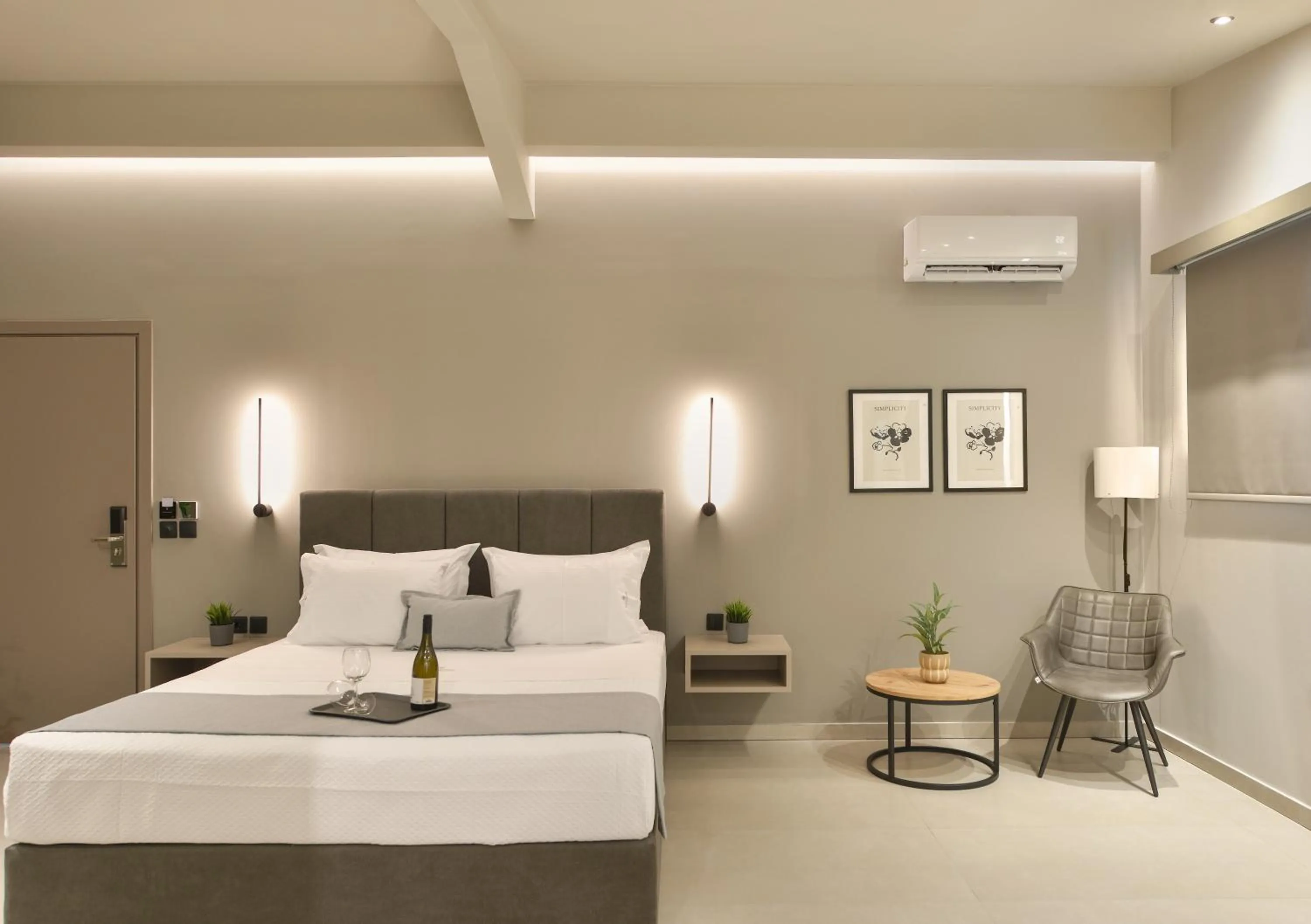 Bed in Olive All-Seasons Suites, Panel Hospitality Homes & Villas