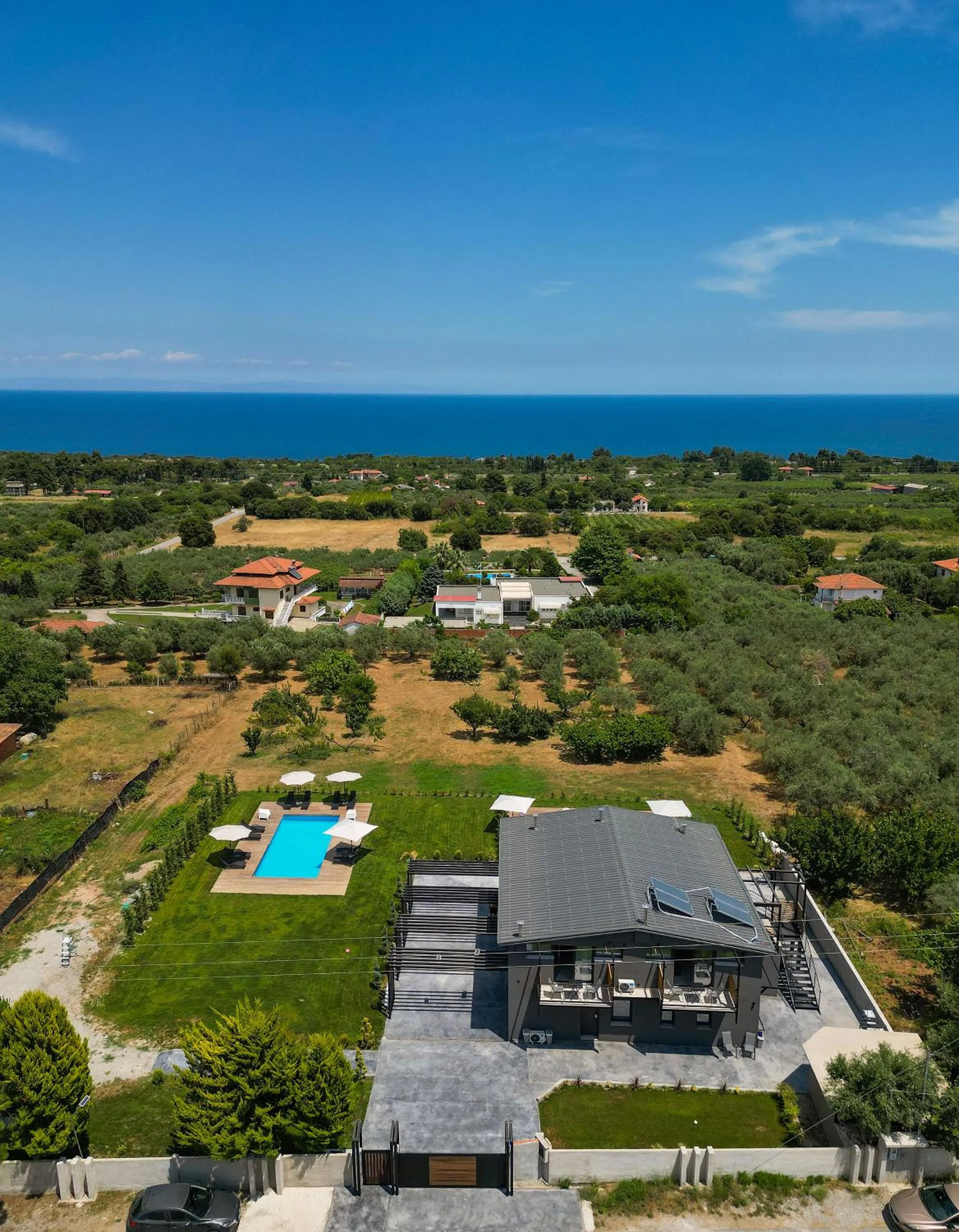 Bird's eye view in Olive All-Seasons Suites, Panel Hospitality Homes & Villas