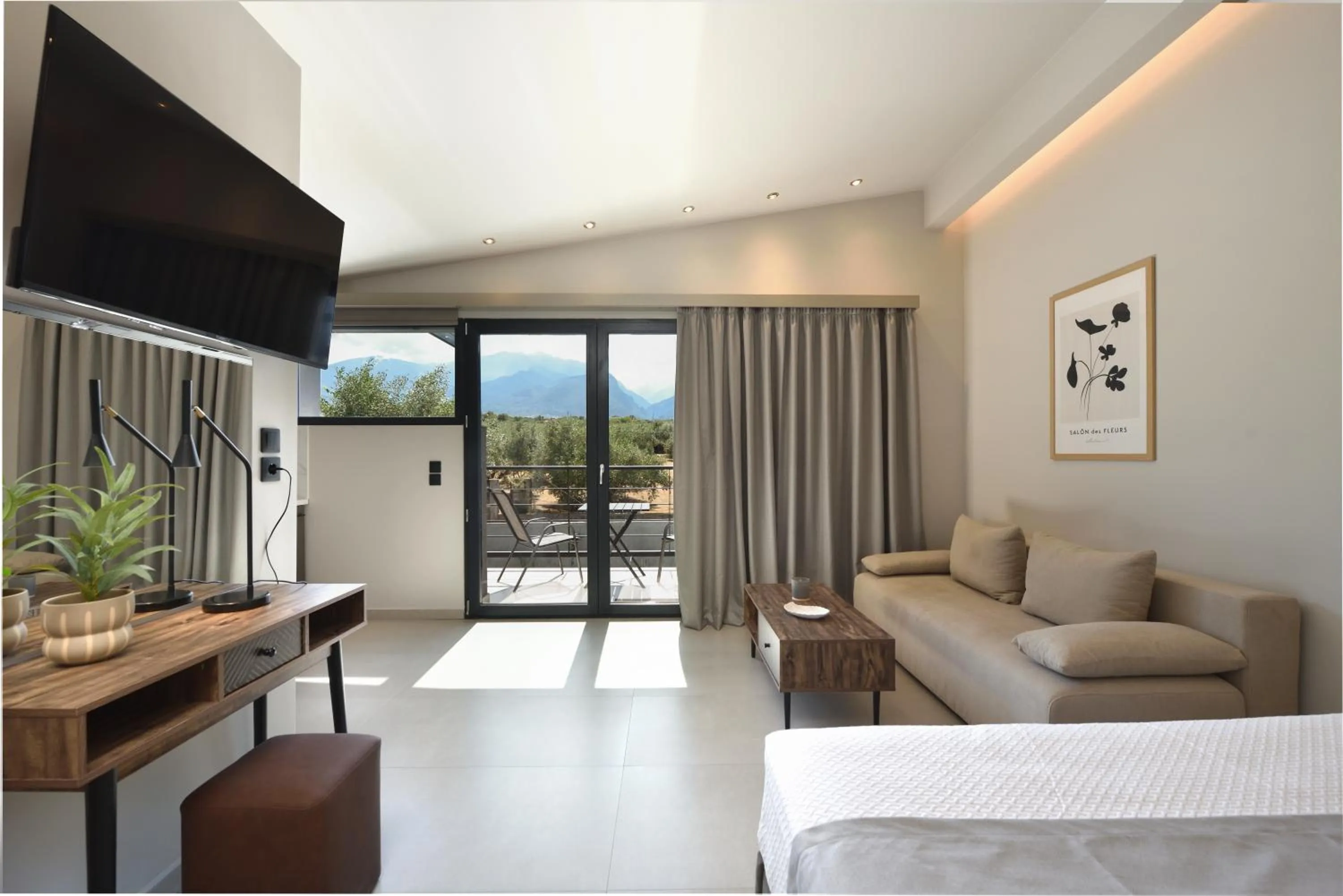 Mountain view, Bed in Olive All-Seasons Suites, Panel Hospitality Homes & Villas