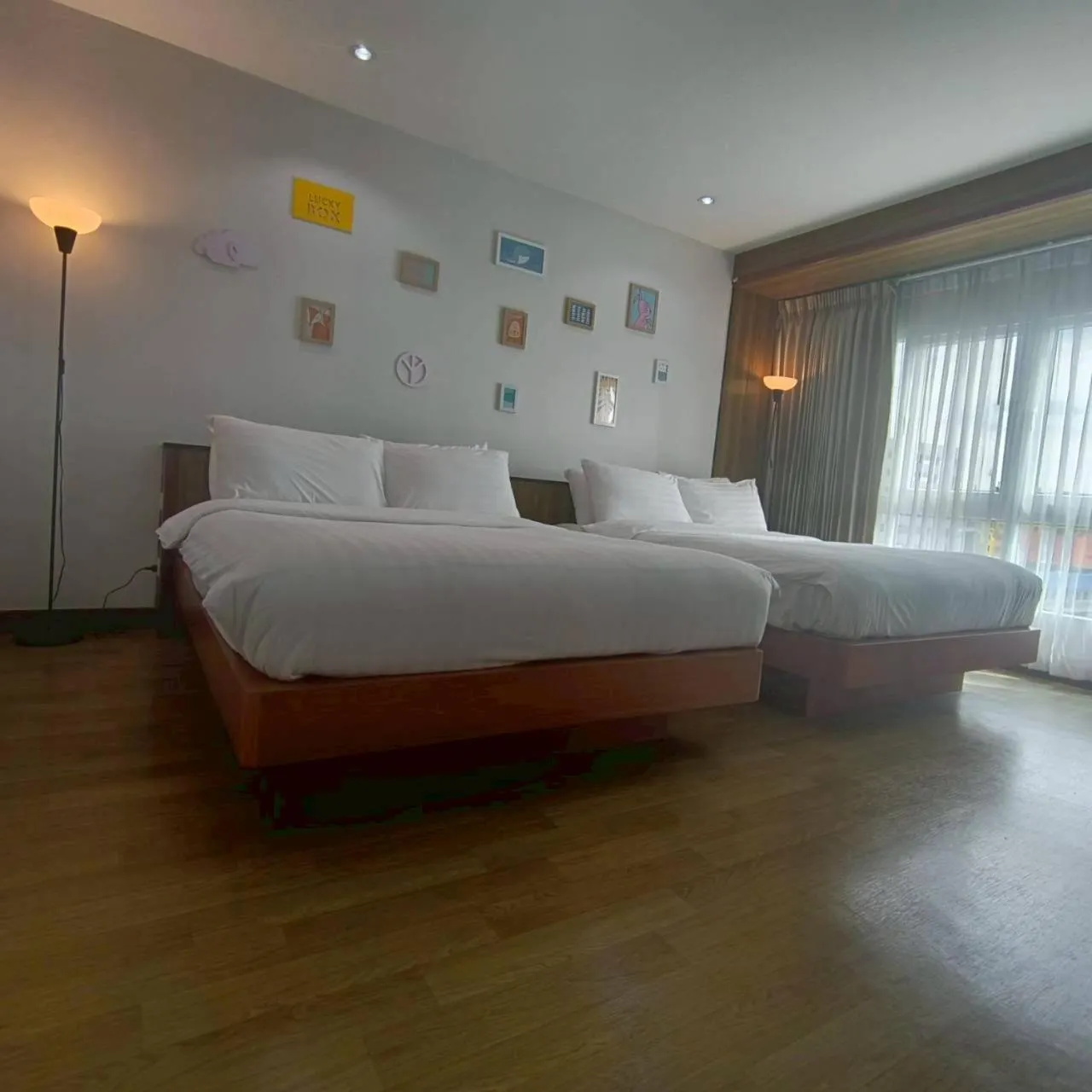 Bed in Cozy Donmueang Hotel