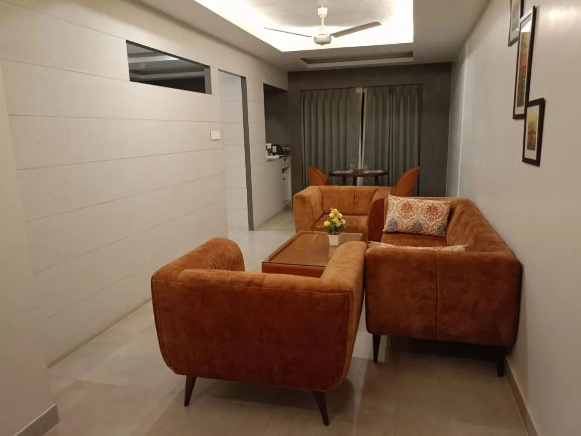 Living room in Hotel Rishiraj, Nagaon