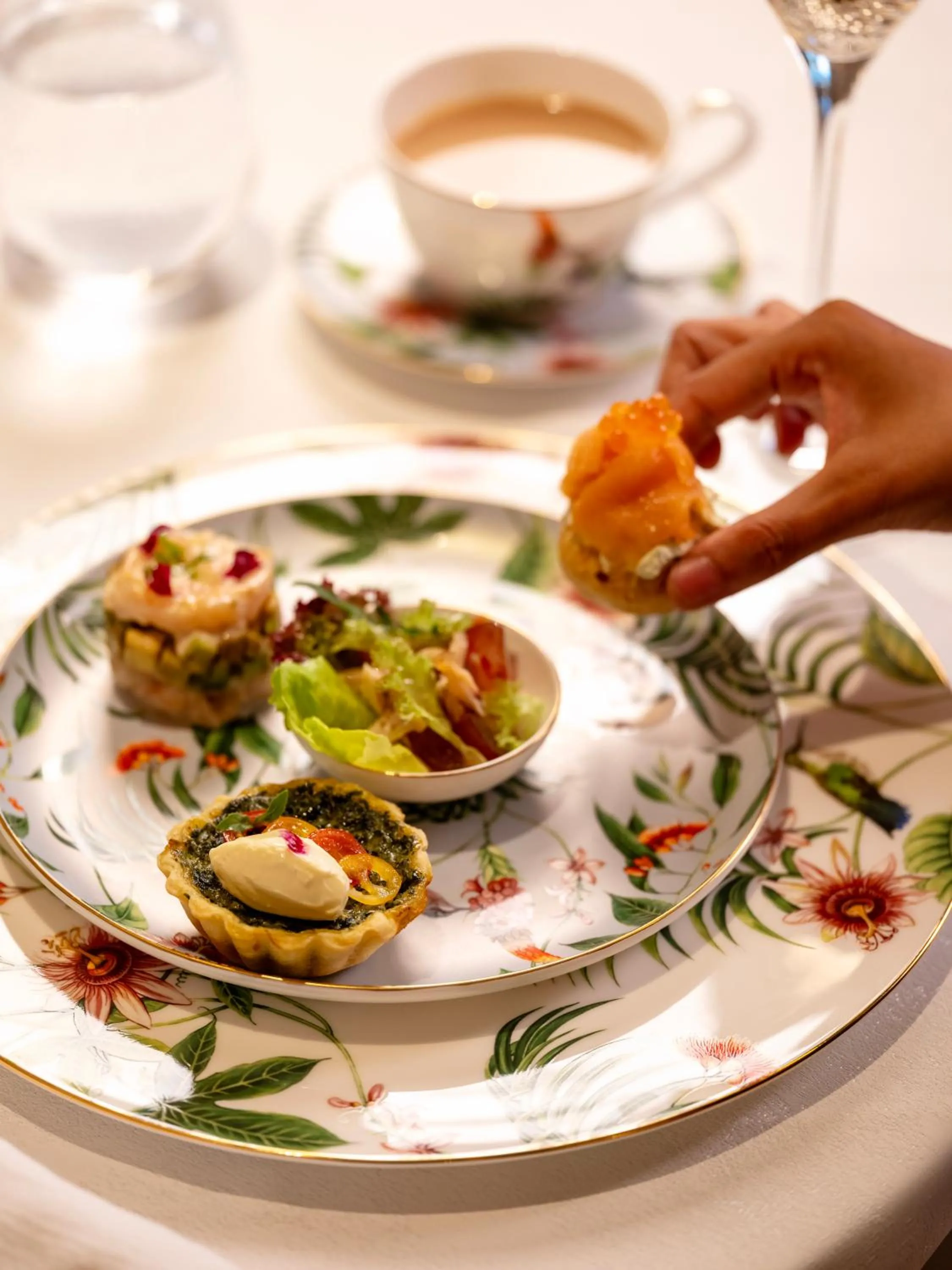 Food close-up in The Leela Hyderabad Banjara Hills