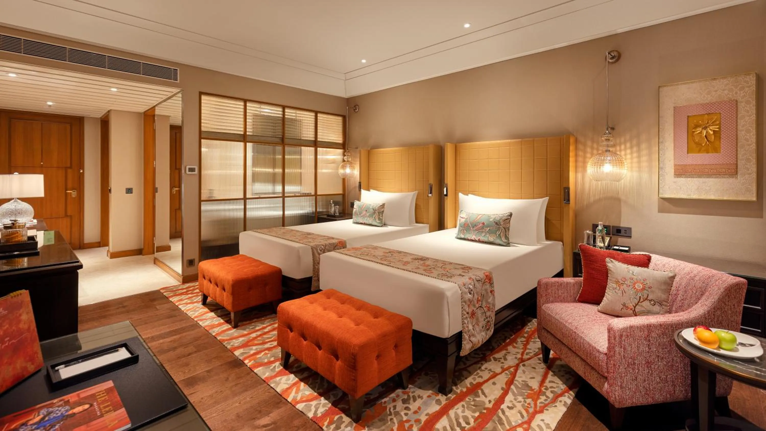 Bed in The Leela Hyderabad Banjara Hills